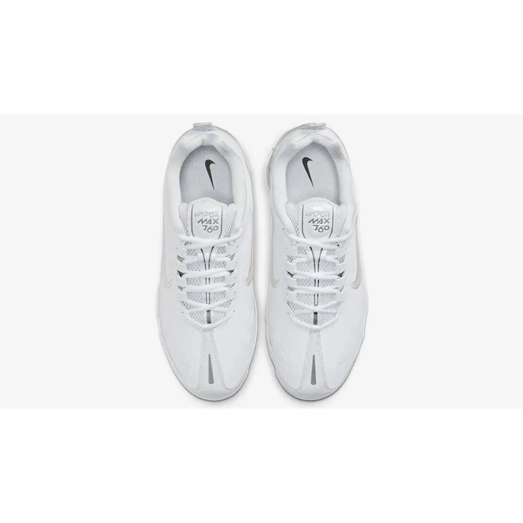 Nike Men's Air VaporMax 360 Running Shoes - White/Reflect Silver | Lightweight Cushioned Sneakers for Jogging, Gym & Everyday Wear