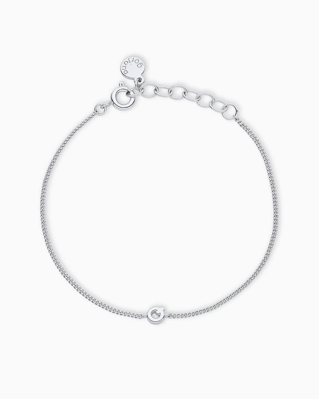 Wilder Mini Alphabet Bracelet - Personalized Initial Letter Bracelet for Women & Girls - Trendy Stackable Jewelry for Everyday Wear & Gifts