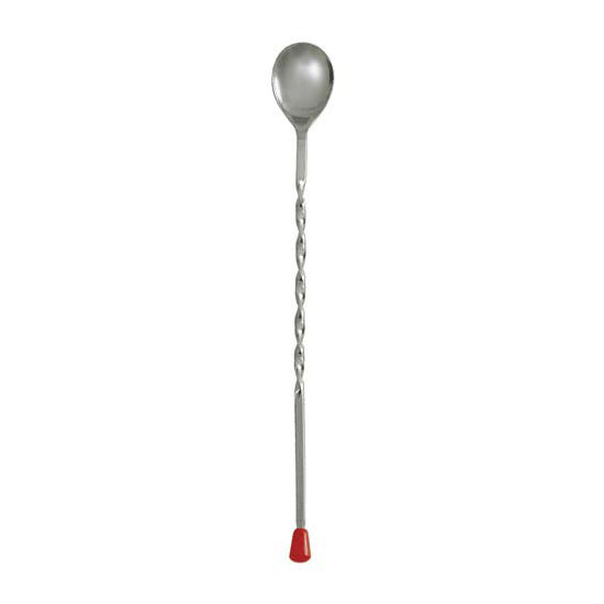 Premium 11-Inch Stainless Steel Bar Spoon - Professional Cocktail Mixing Tool for Bartenders & Home Bars - Perfect for Stirring, Layering & Garnishing Drinks