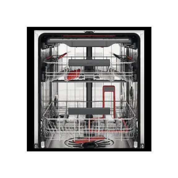 AEG 60cm Built-In Dishwasher - Stainless Steel Finish | Perfect for Modern Kitchens & Small Spaces