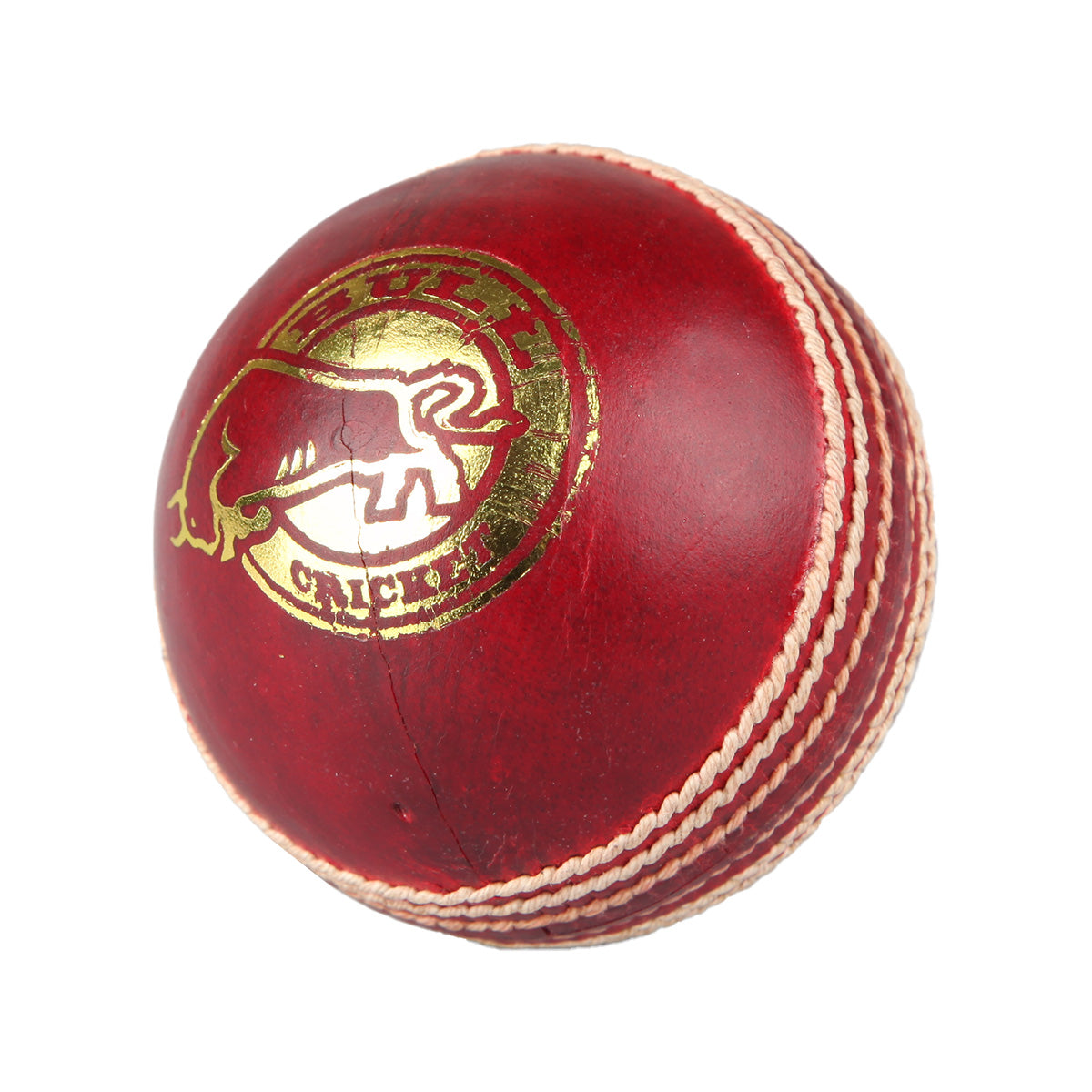 Premium Bull Imperial Star Cricket Ball - Professional Grade Leather Cricket Ball for Matches & Practice - Perfect for Outdoor Sports, Training, and Competitive Play