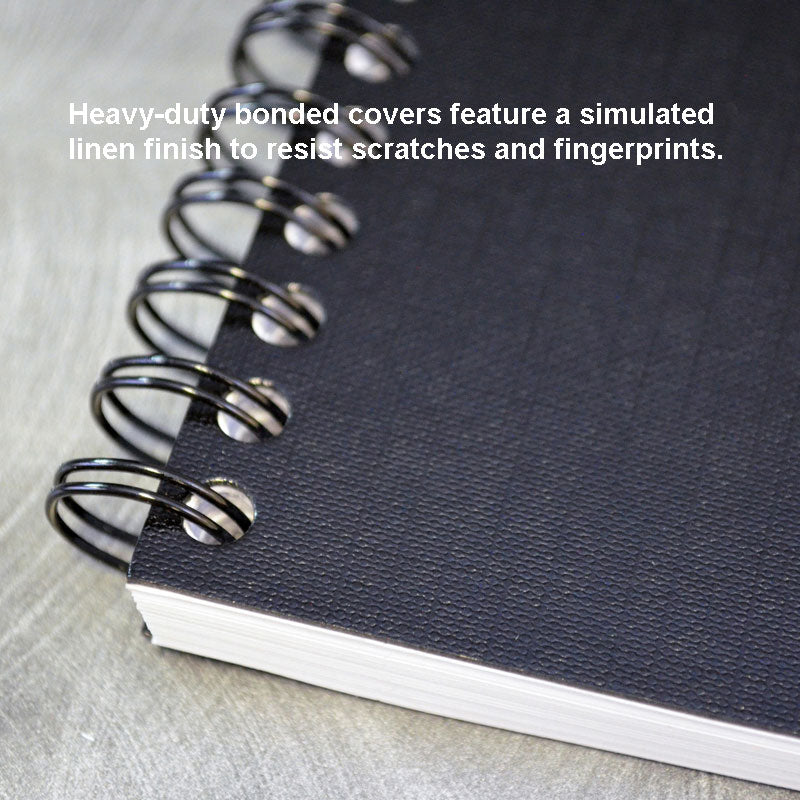 Premium Wirebound Business Notebook - 80 Sheets, College Ruled, A5 Size for Office, School & Meetings | Durable Cover, Smooth Writing Paper for Professionals & Students