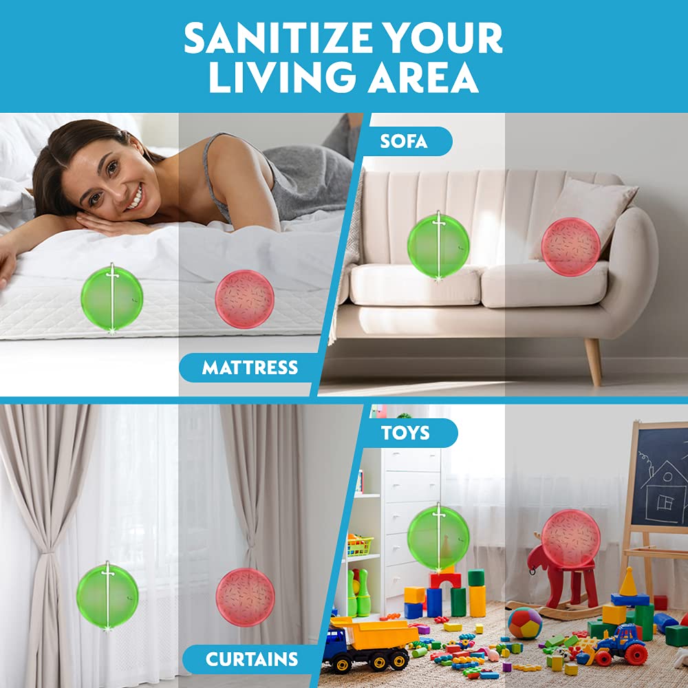 Dettol Multi-Surface Disinfectant Sanitizer Spray Bottle - 24 Hours Antibacterial Protection | Kills 99.9% Germs on Hard & Soft Surfaces | Spring Blossom Scent (225ml, Pack of 2) | Ideal for Home, Office & Travel Use