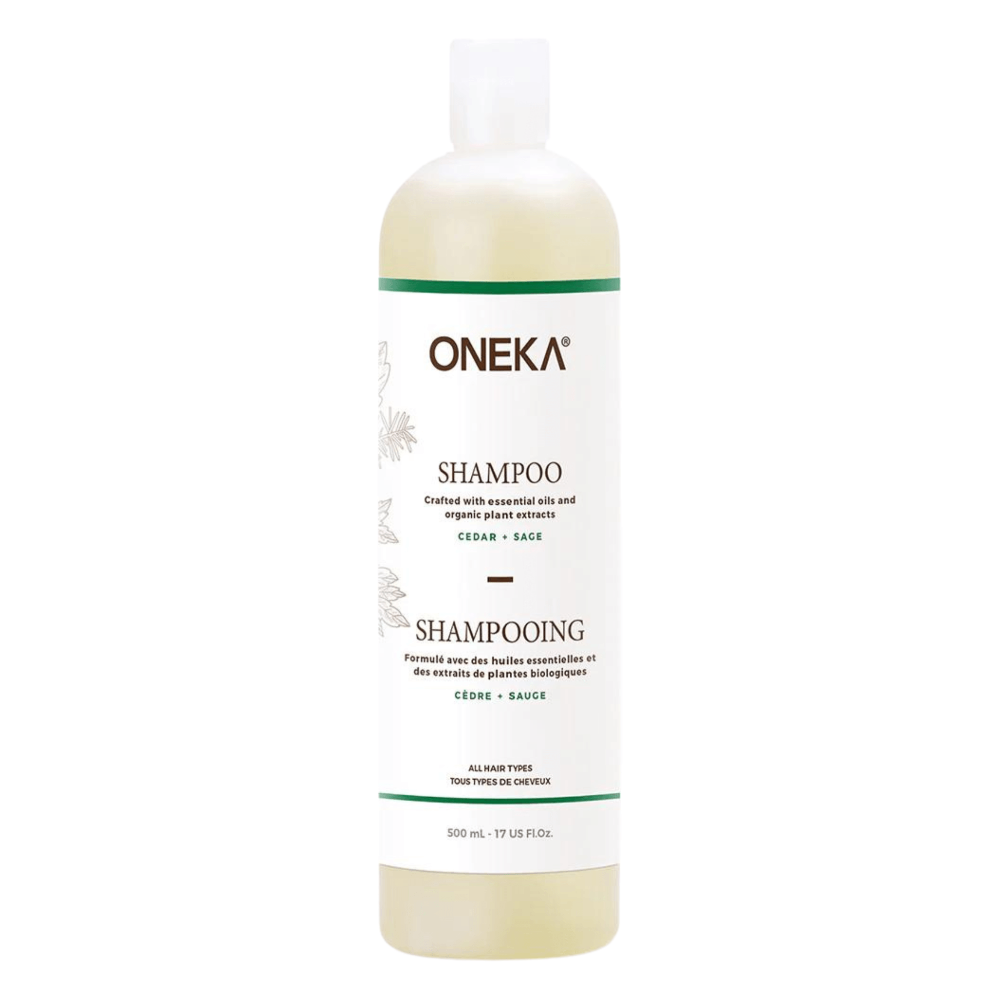 Cedar & Sage Shampoo for Women & Men - Natural Volumizing & Moisturizing Hair Care - Sulfate Free & Vegan Formula for Dry, Damaged Hair - Perfect for Daily Use & Salon-Quality Results