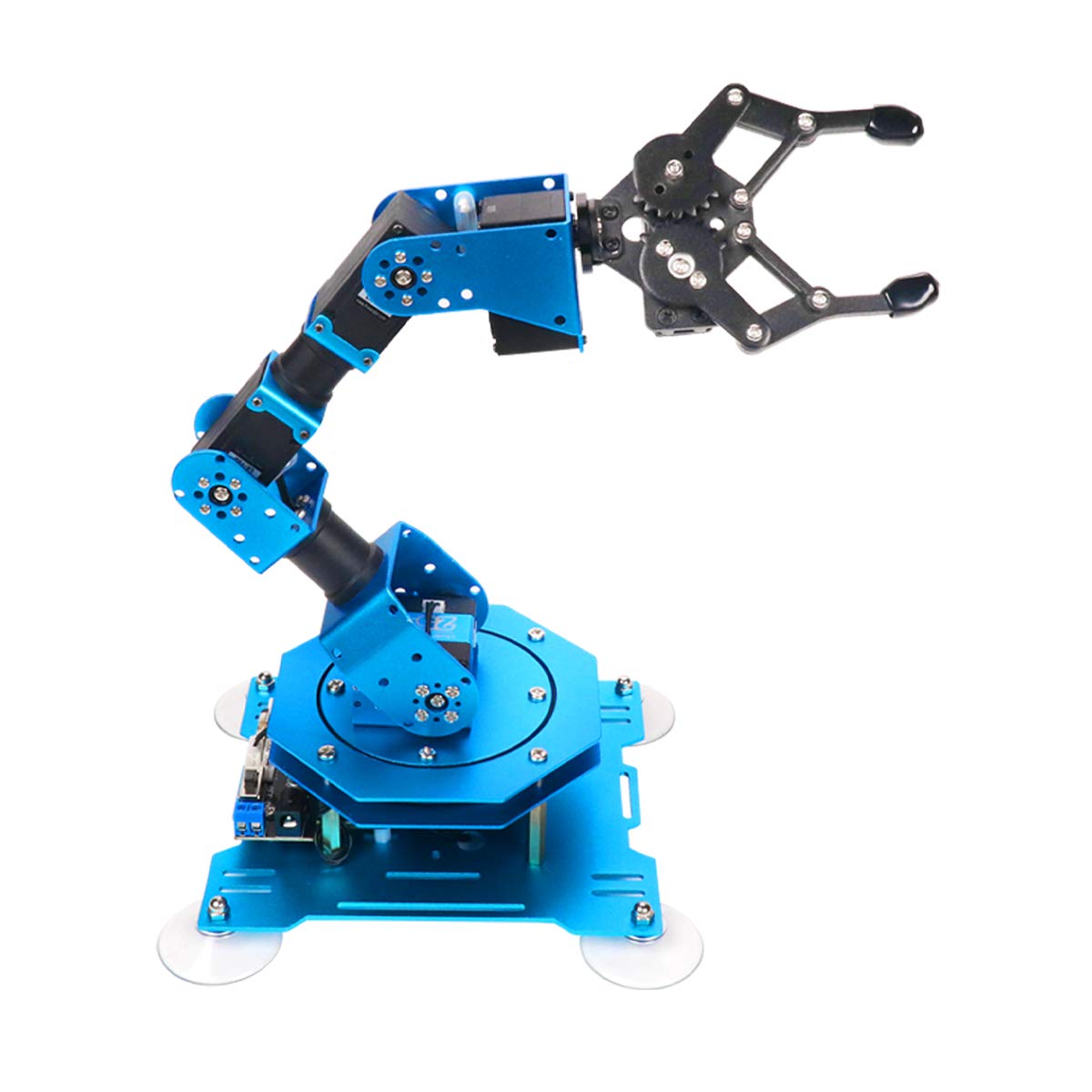 Hiwonder xArm1S 6DOF Robotic Arm Kit for Arduino Coding & STEM Education - 6-Axis Full Metal Robot Arm with Wireless Controller, PC/App/Mouse Control | Perfect for Programming Learning, DIY Projects & Classroom Robotics