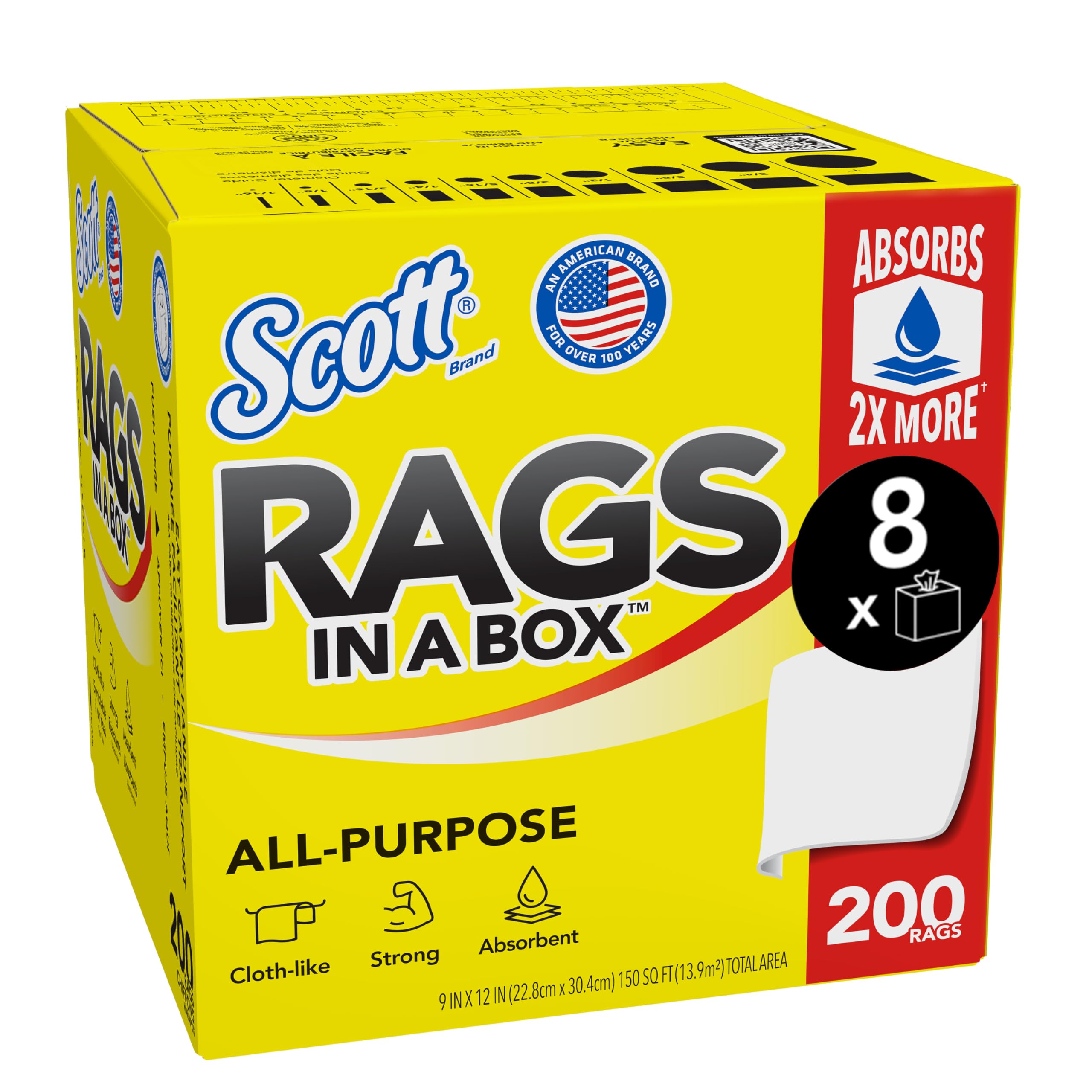 Scott® Shop Original™ Rags In A Box™ (75260) - 9
