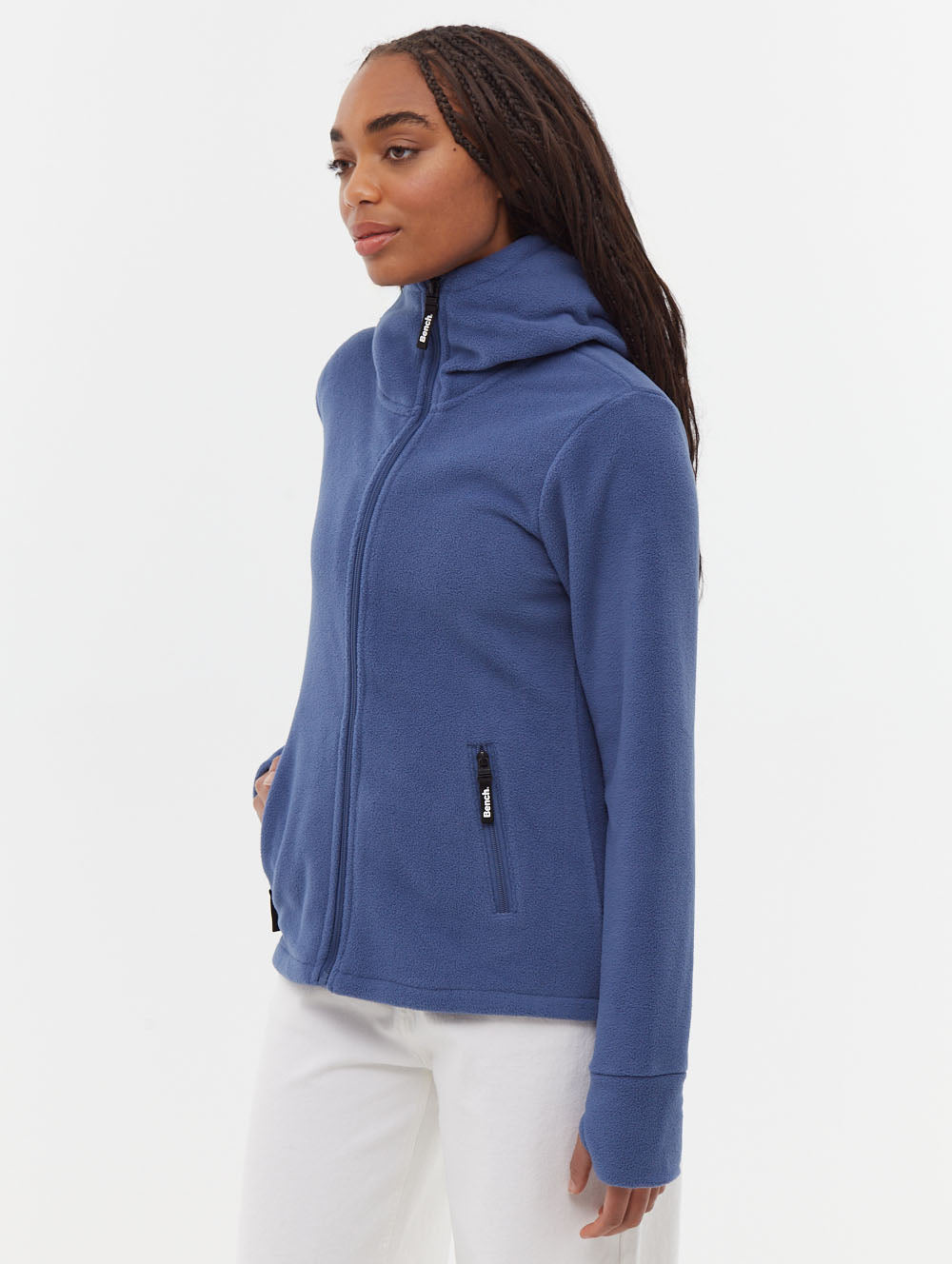 Ninja Microfleece Asymmetric Zip Up Hoodie - Warm Winter Pullover for Men & Women - Perfect for Outdoor Activities, Hiking, and Casual Wear