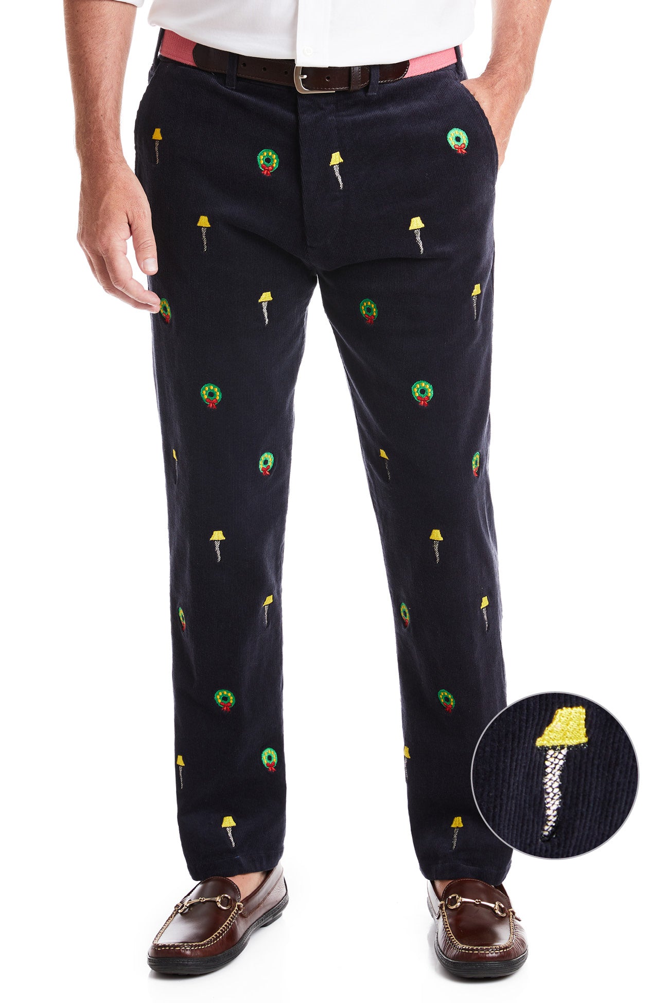 Beachcomber Corduroy Pants for Men - Nantucket Navy Color, Comfortable & Stylish Corduroy Trousers - Perfect for Casual Wear, Outdoor Activities & Holiday Outfits