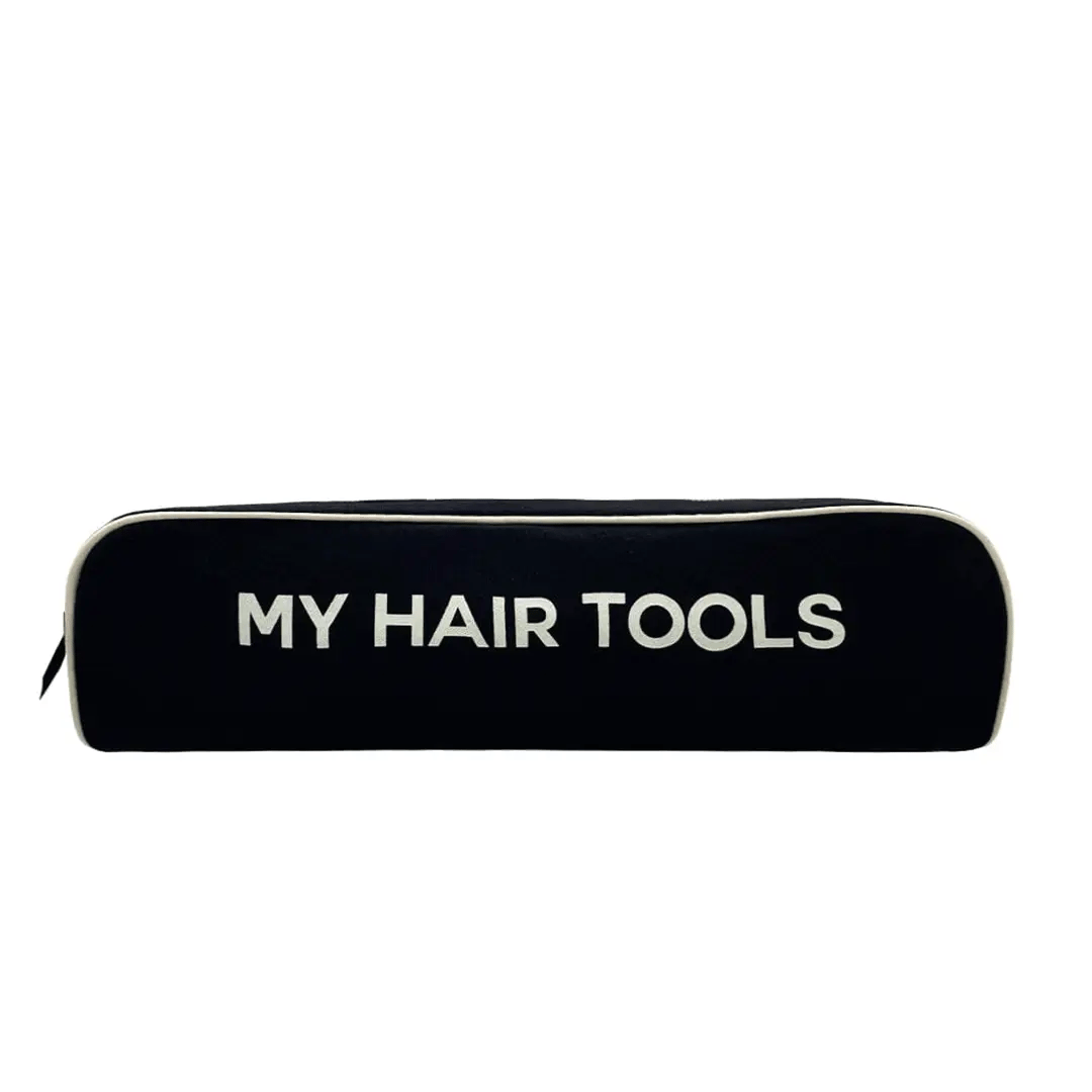 Roomy Hair Wrap Tools Travel Case - Black | Perfect for Travel, Gym & Home Storage | Organize Hair Accessories & Beauty Tools