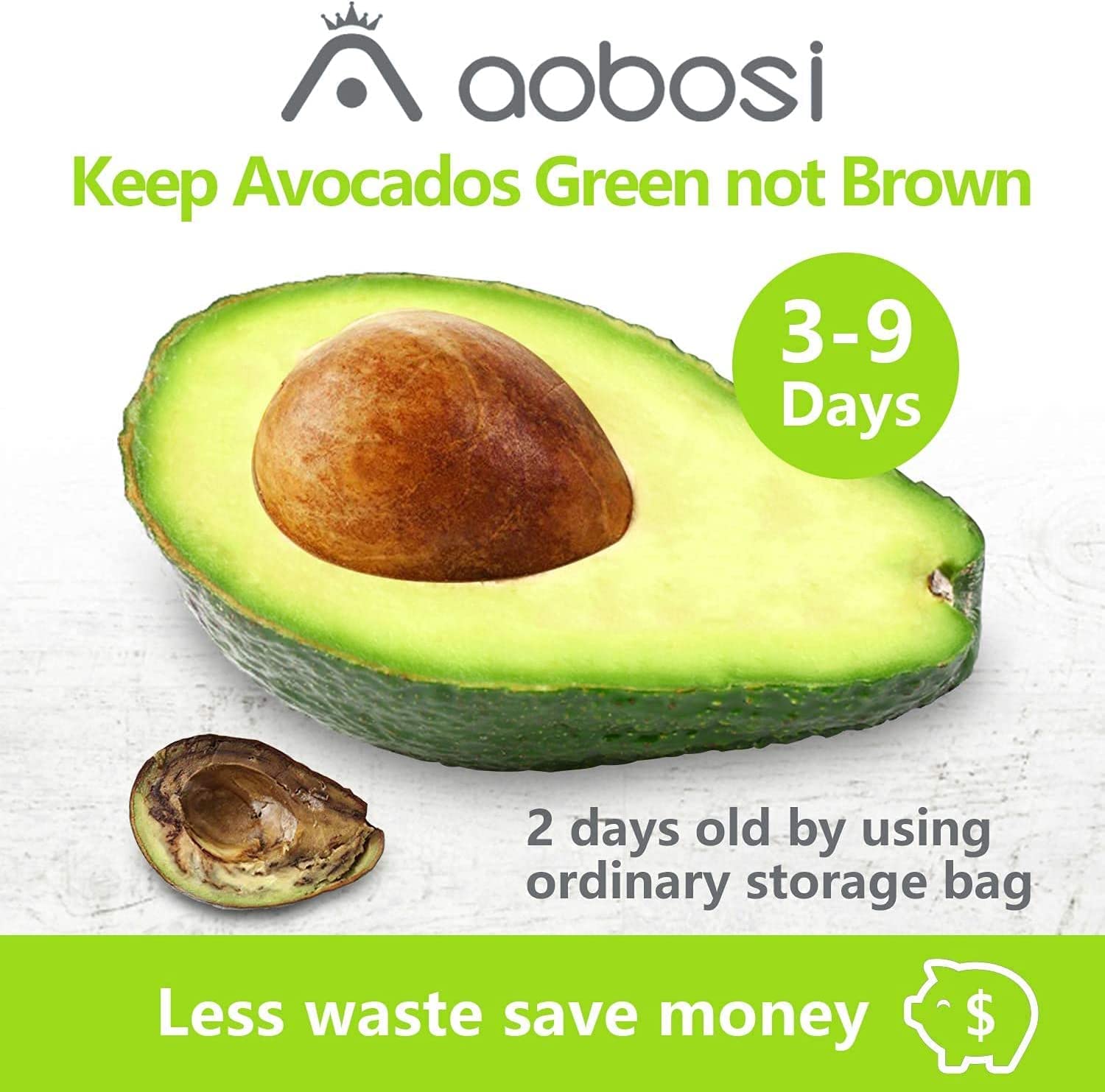 Aobosi BPA-Free Reusable Vacuum Sealer Bags 2 Pack (20cm x 6m & 28cm x 6m) - Eco-Friendly Food Storage for Sous Vide, Meal Prep & Vacuum Sealing Machines | LFGB Certified & Recyclable