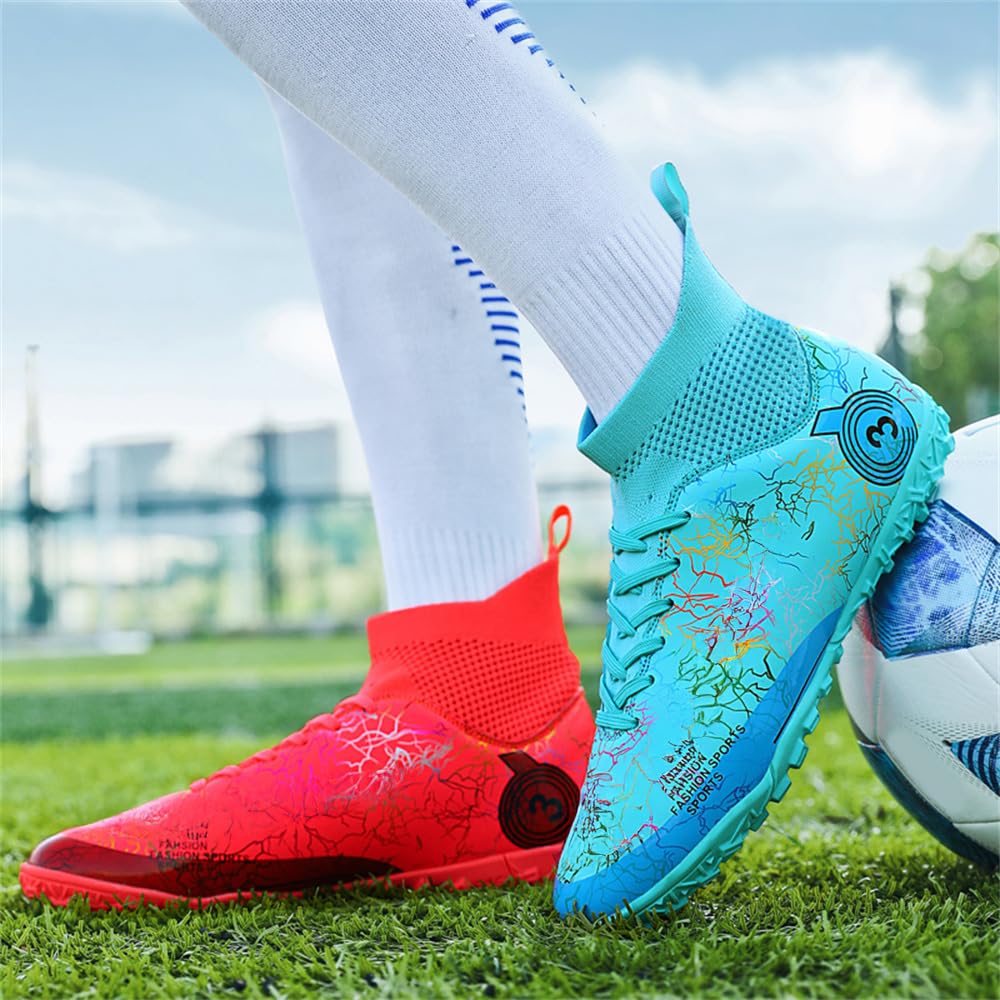 Youth Soccer Shoes for Boys & Girls - Firm Ground & Turf Cleats for Outdoor Play