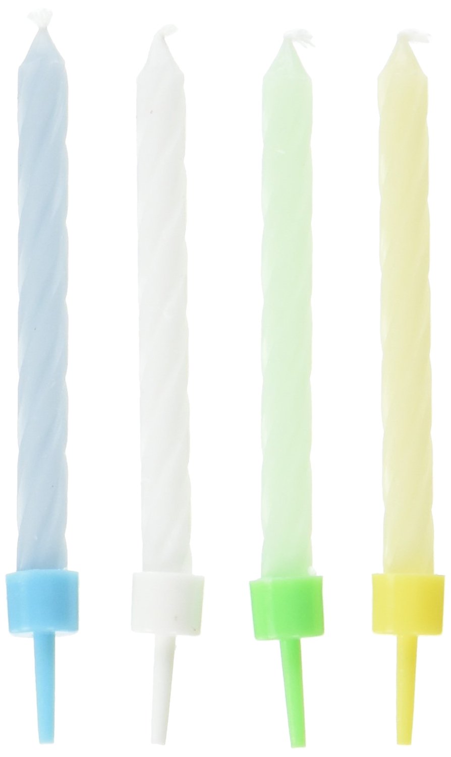Wilton W2811165 Glow in The Dark Candles - 3-Inch Decorative Candles for Halloween, Parties & Celebrations - Pack of 10 Candles for Spooky Decor & Romantic Ambiance