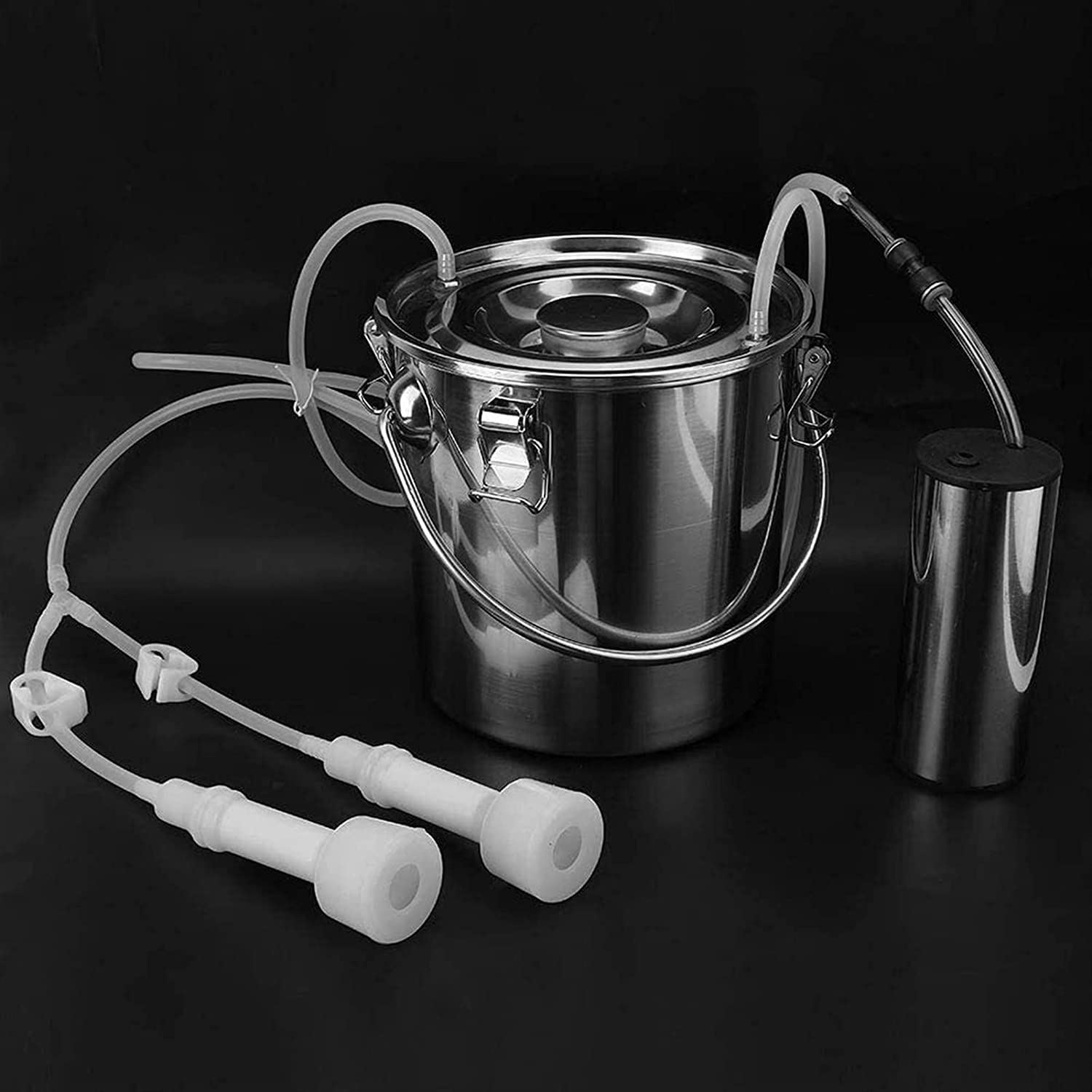Portable Electric Milking Machine for Goats, Cows & Sheep - Automatic Pulse Milking Equipment for Dairy Farms, Homesteads & Small Livestock Owners (Ideal for Farm Use, Home Dairy Production & Animal Care)