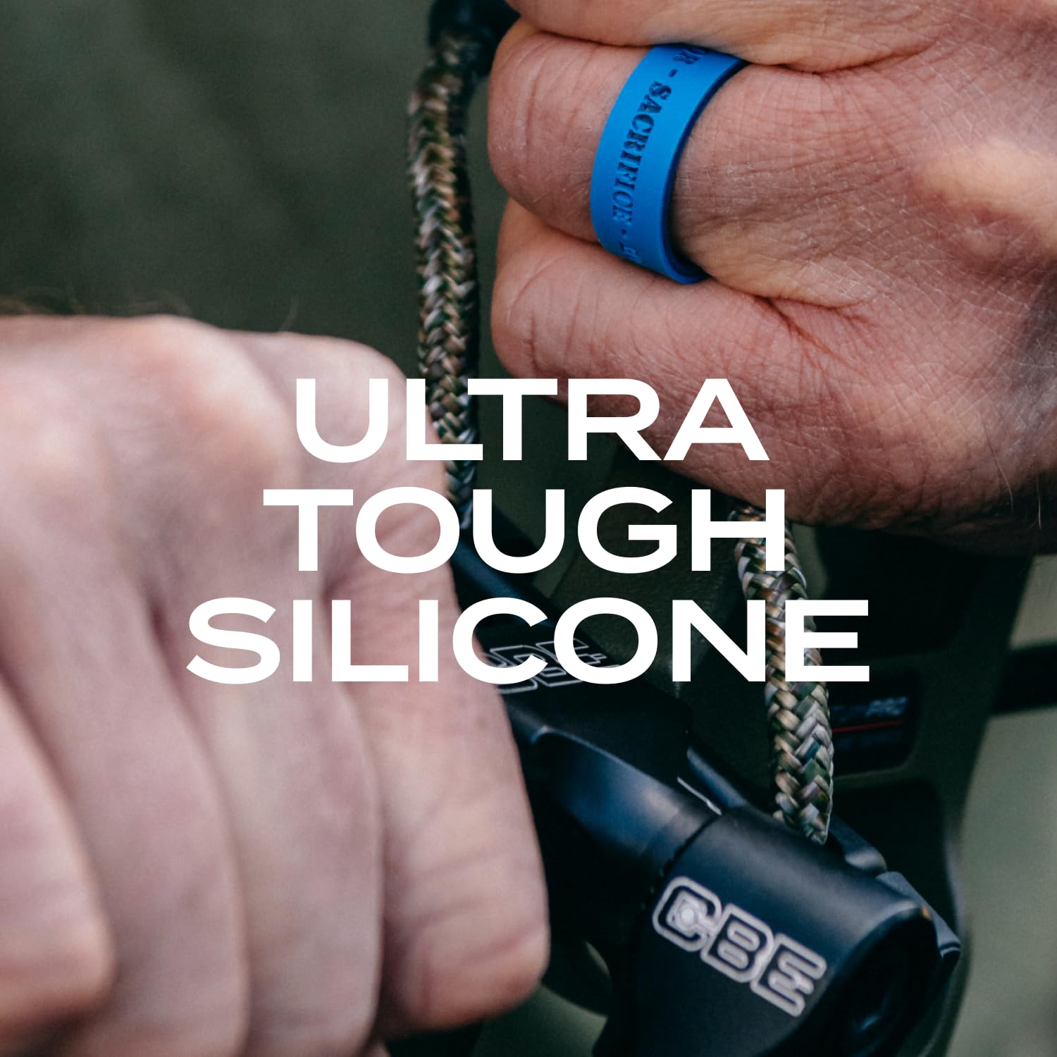 QALO Men's Classic Rubber Silicone Wedding Band - Breathable, Durable & Comfortable Ring for Active Lifestyles - Perfect for Gym, Swimming, Sports & Outdoor Adventures
