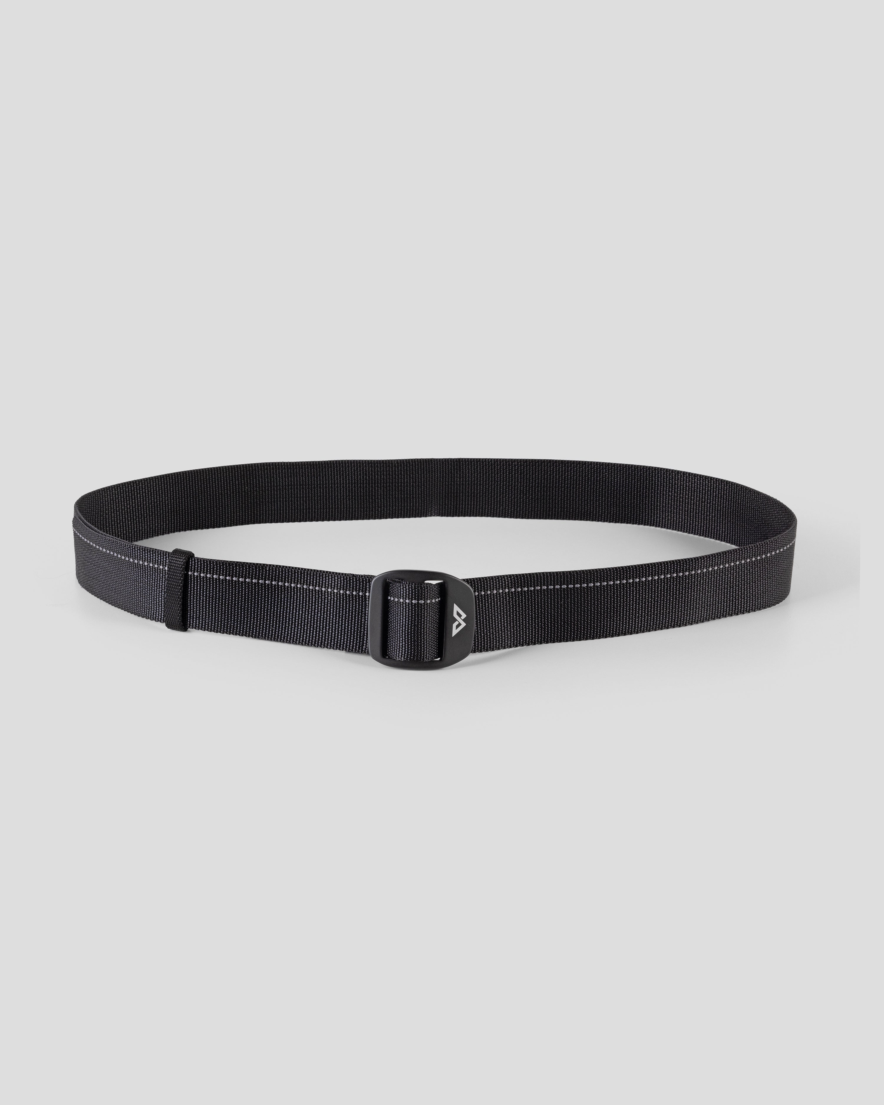 Premium Tech Belt for Men - Black Stingray Leather with Adjustable Buckle | Stylish & Durable Waist Support for Work, Travel & Everyday Wear
