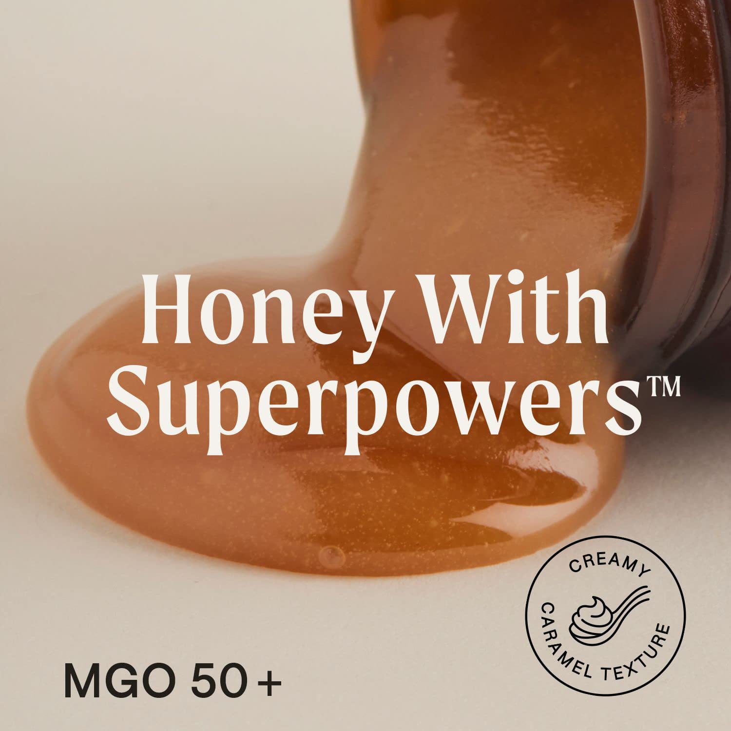 Manukora Raw Manuka Honey MGO 50+ - 500g NZ Honey for Daily Wellness
