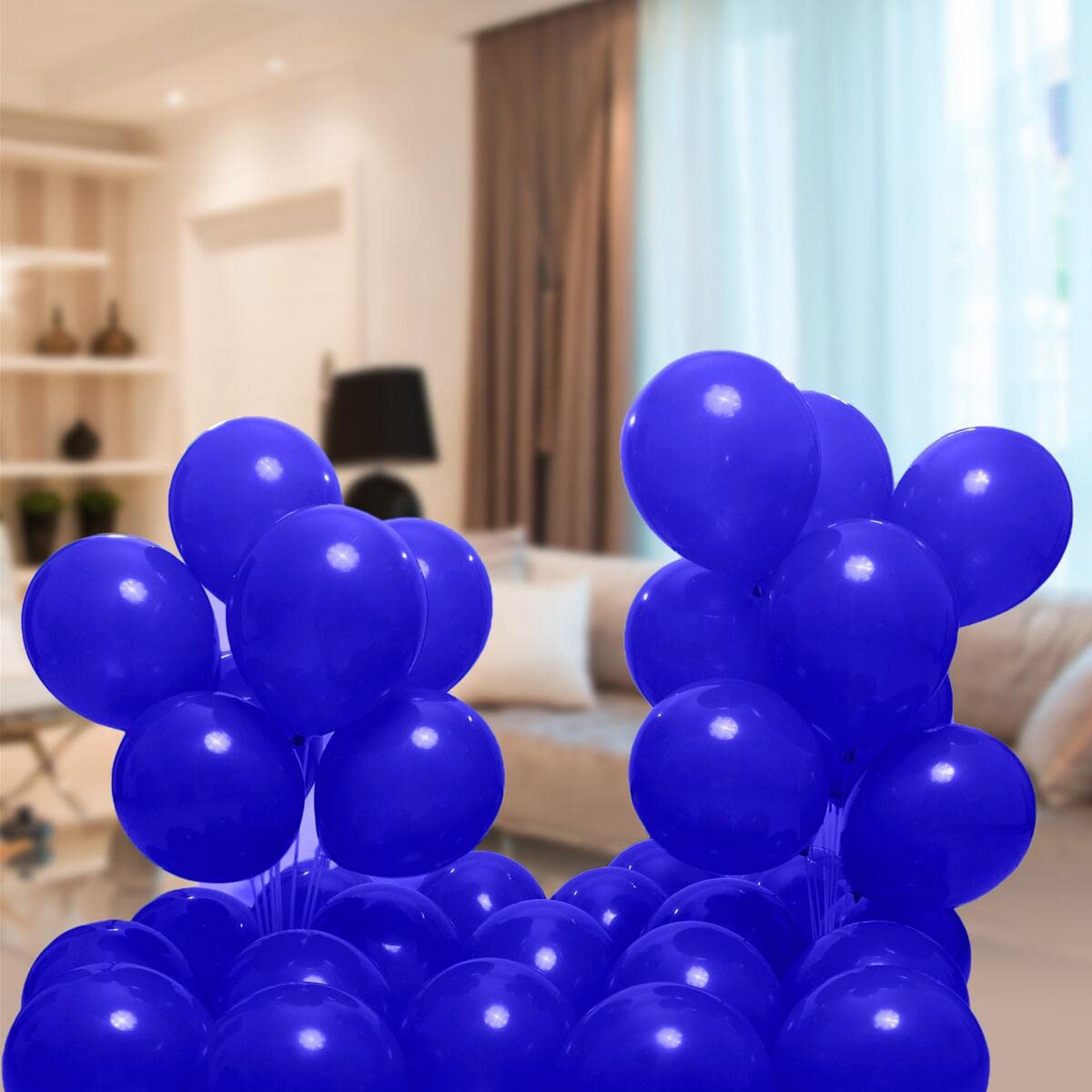 300 Pack 12 Inch Royal Blue Latex Balloons - Bulk Party Balloons for Birthday, Wedding, Baby Shower & Holiday Decorations - Perfect for Indoor & Outdoor Events