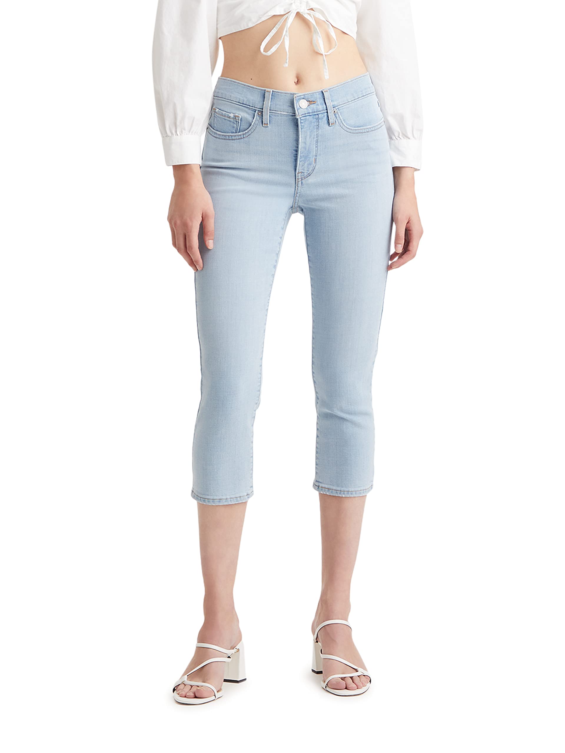 Levi's Women's 311 Shaping Skinny Capri Jeans - High Waist Slimming Denim Pants for Casual Wear & Summer Outfits