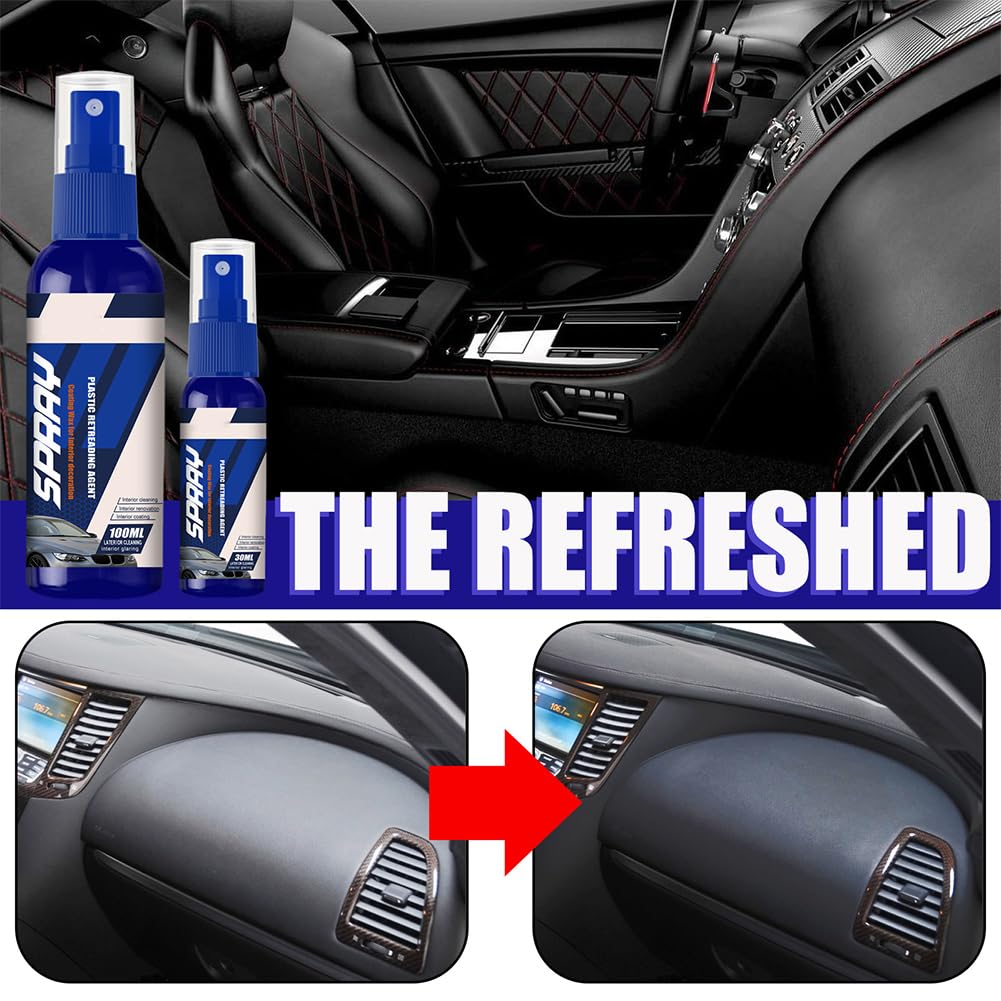 Car Rubber Seal Protectant & Plastic Restorer - 100ml | Prevents Cracking & Drying | Ideal for Car Seals, Trim & Plastic Parts | Long-Lasting Protection for Vehicles