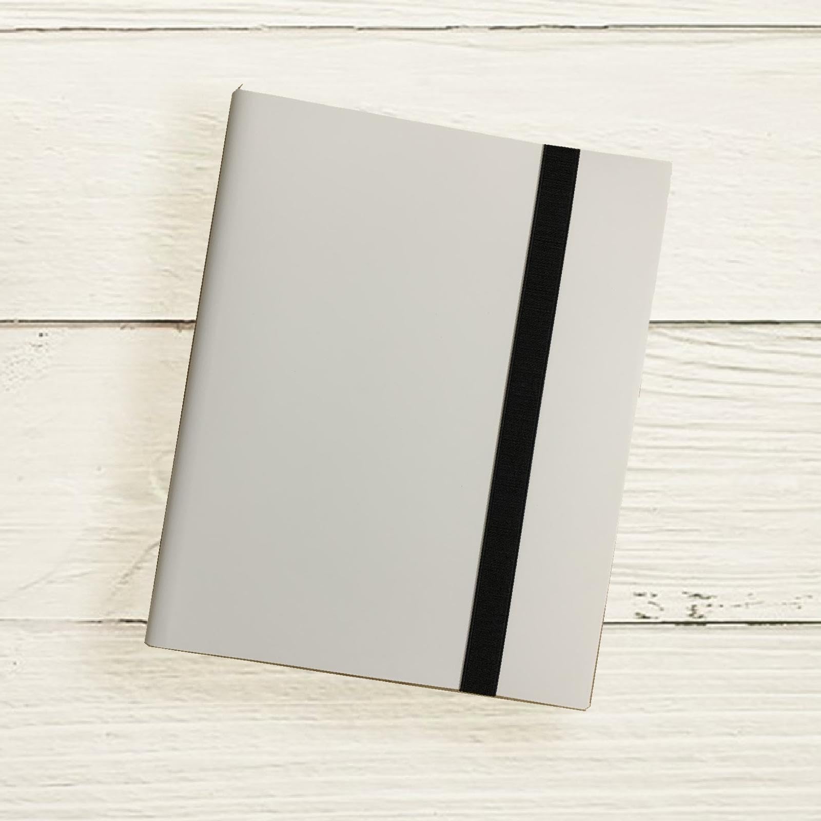 Colaxi 9-Pocket Trading Card Binder - Premium Card Collection Organizer for Pokemon, MTG, and Sports Cards - Durable White Card Holder with Secure Storage - Perfect for Collectors, Gamers, and Tournaments
