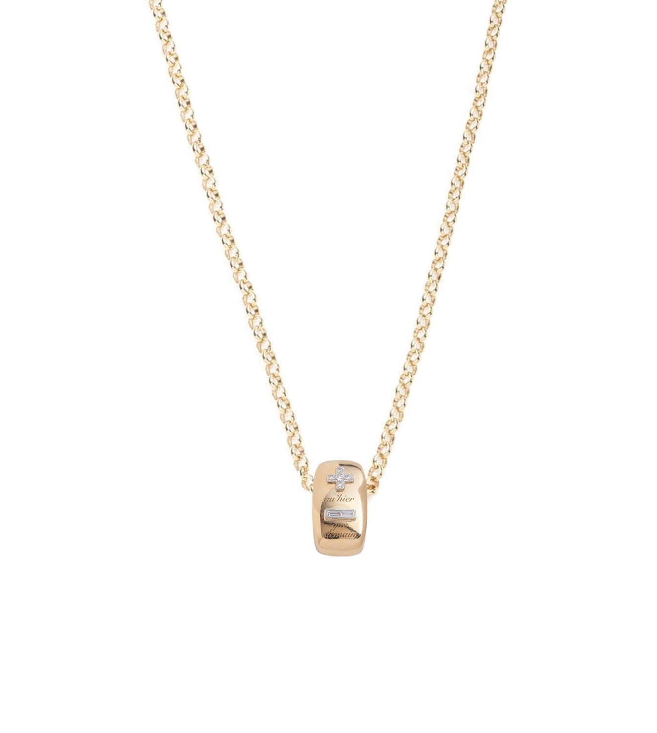 Ever Growing Love Vivacity - Oversized Oval Heart Slide Pendant with Medium Belcher Chain Necklace - Perfect for Valentine's Day Gifts, Anniversary Presents & Everyday Layering Jewelry