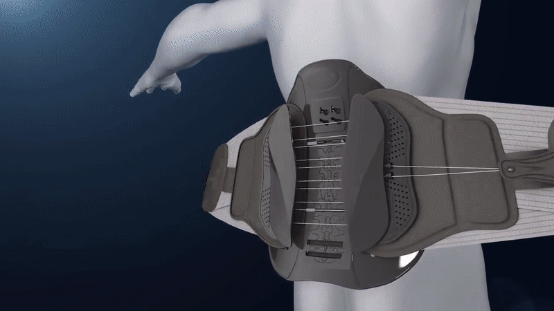 TheraCopper 2nd Generation Heated Back Brace for Pain Relief - Adjustable Lumbar Support for Men & Women - Ideal for Sciatica, Herniated Disc & Post-Surgery Recovery - Use at Work, Home or During Exercise