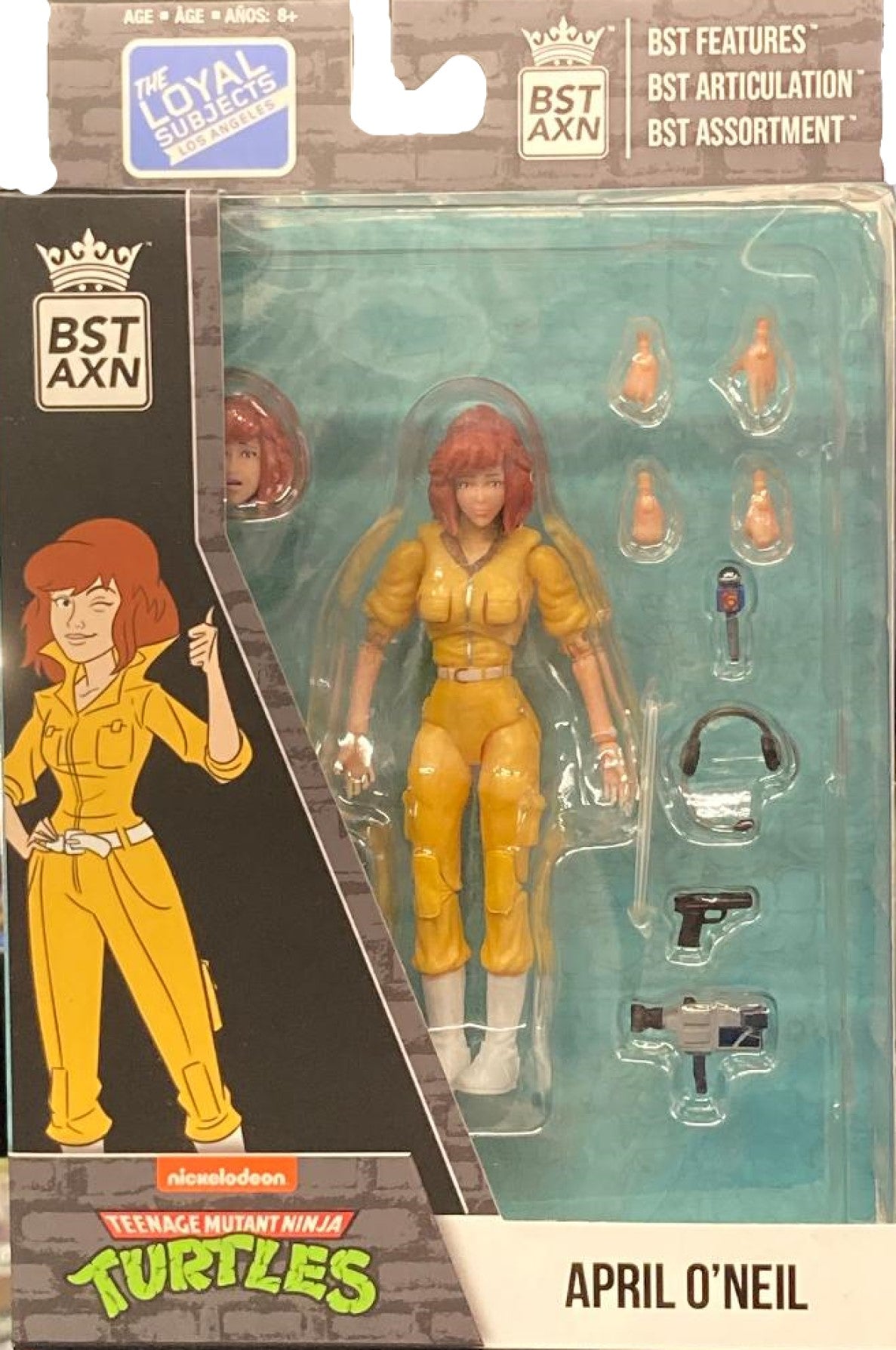 April O'Neil TMNT Action Figure - Collectible Ninja Turtles Toy for Kids & Fans - Perfect for Play, Display, and TMNT Themed Parties