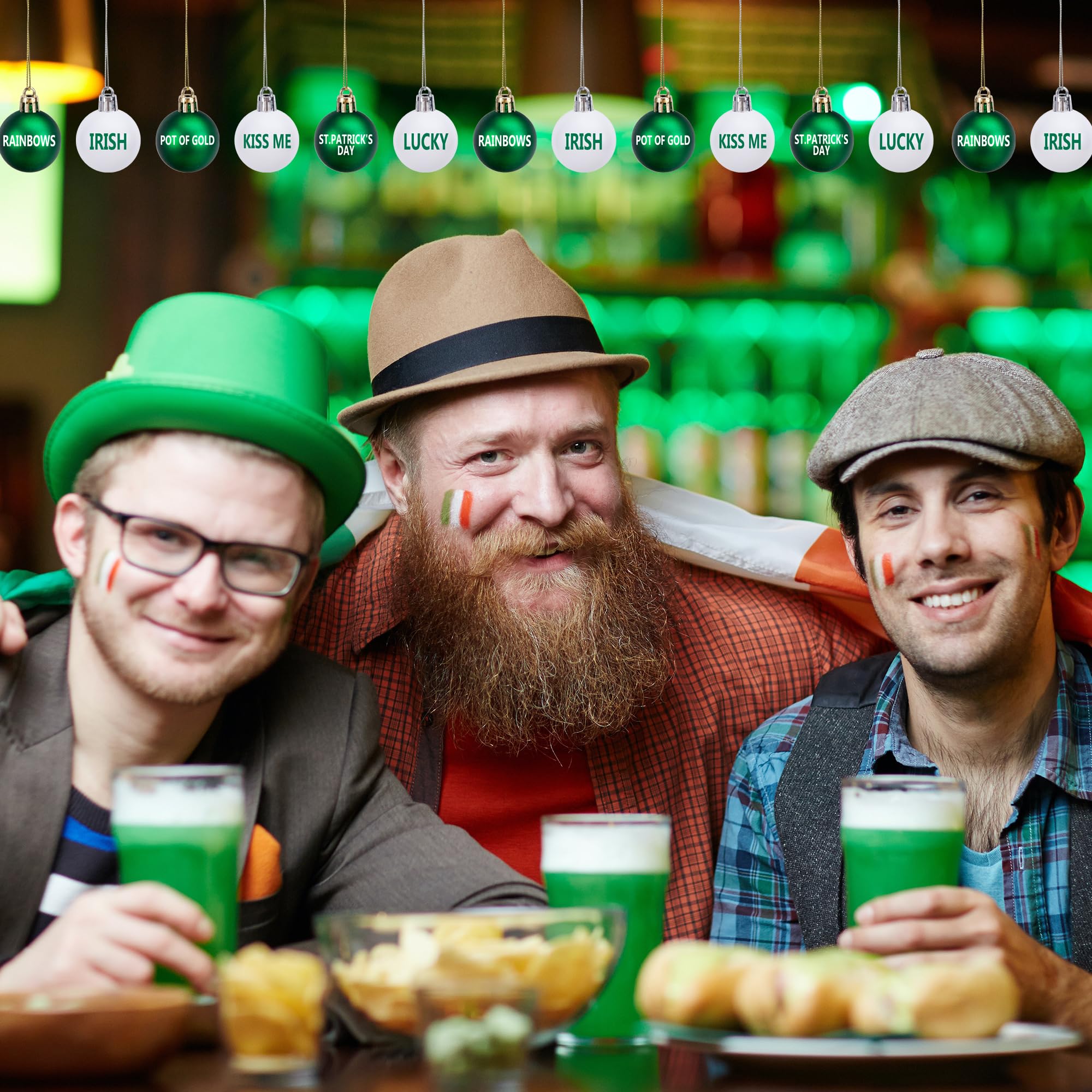 24 Pcs St. Patrick's Day Hanging Ornaments - 1.6