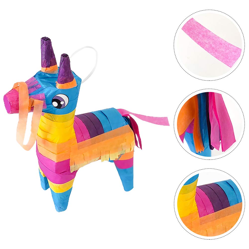 Amosfun Creative Sugar Filled Pinata Toy - Smashing Party Game for Kids Birthday & Outdoor Activities - Perfect for Birthday Parties, Backyard Fun & Family Gatherings