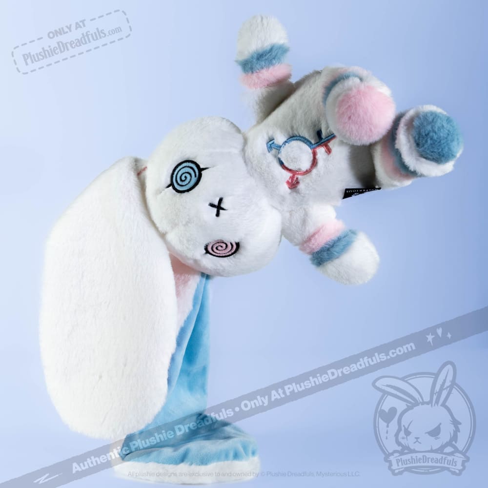 Plushie Dreadfuls Gender Dysphoria Rabbit - Soft Stuffed Animal Toy for Comfort & Support | Perfect for Therapy, LGBTQ+ Pride, and Emotional Healing