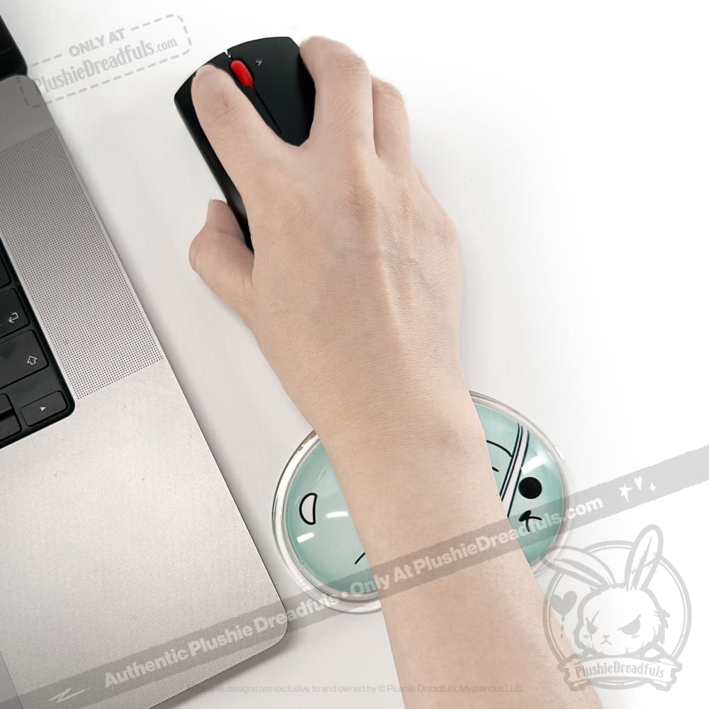 Plushie Dreadfuls Ouchie Wrist Rest - Soft Ergonomic Support for Computer Work, Gaming & Office Use - Cute Comfort for Wrist Pain Relief