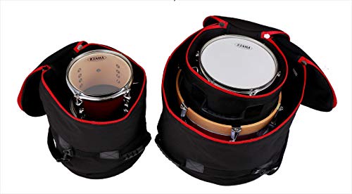 Tama Standard Series Drum Bag Set for Club-JAM Flyer - Durable Protective Drum Cases for Gigging Musicians - Perfect for Live Performances, Studio Sessions & Traveling Drummers