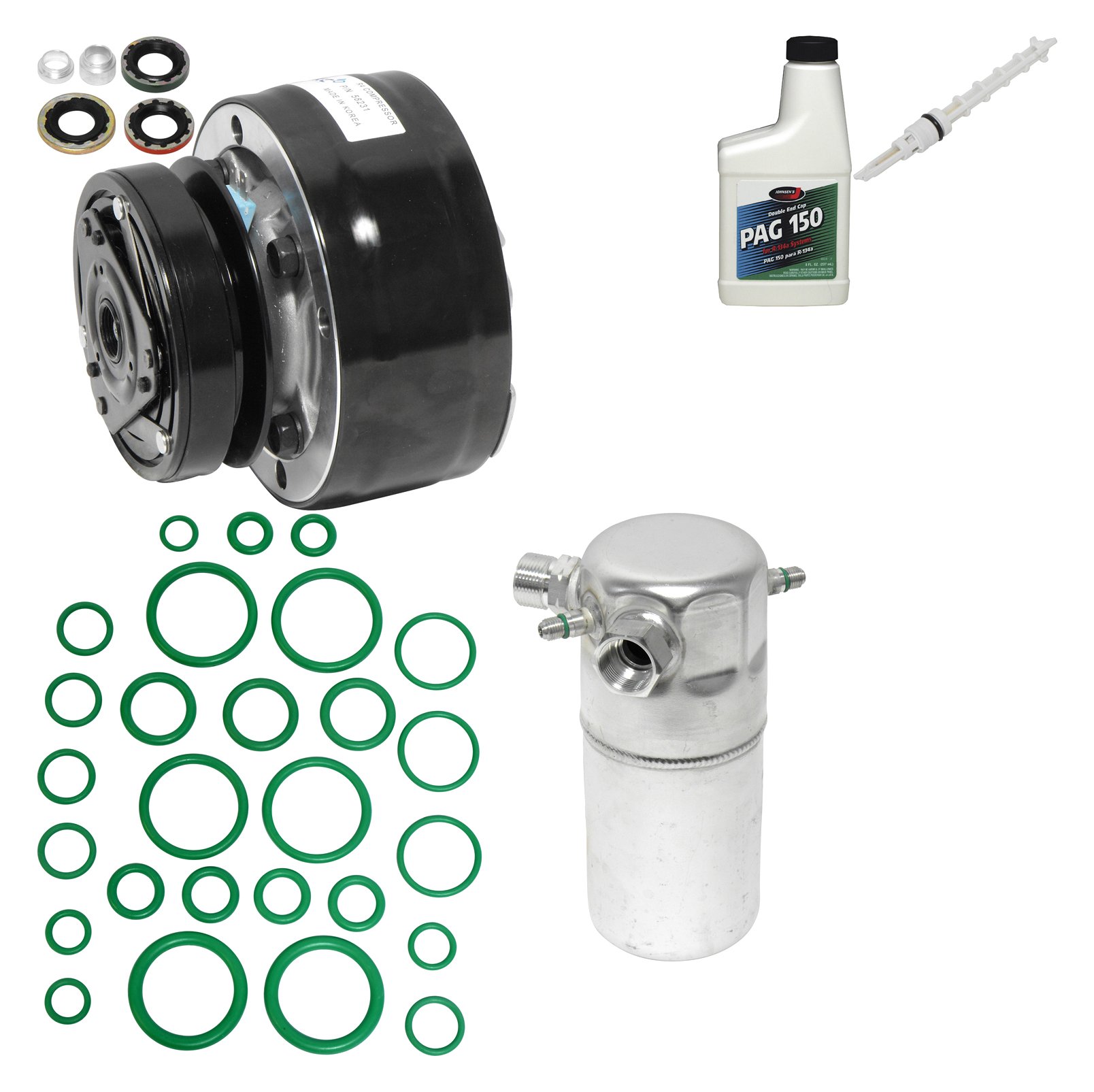 Universal Air Conditioner KT 2630 A/C Compressor & Component Kit - Replacement Parts for Car AC Repair, Home & Auto Cooling System Maintenance