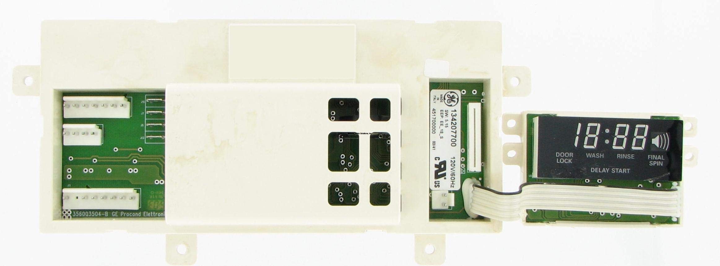 CoreCentric Remanufactured Washer Control Board Replacement for Frigidaire 134207700 - Compatible with Front Load & Top Load Washing Machines - Fixes Error Codes & Power Issues