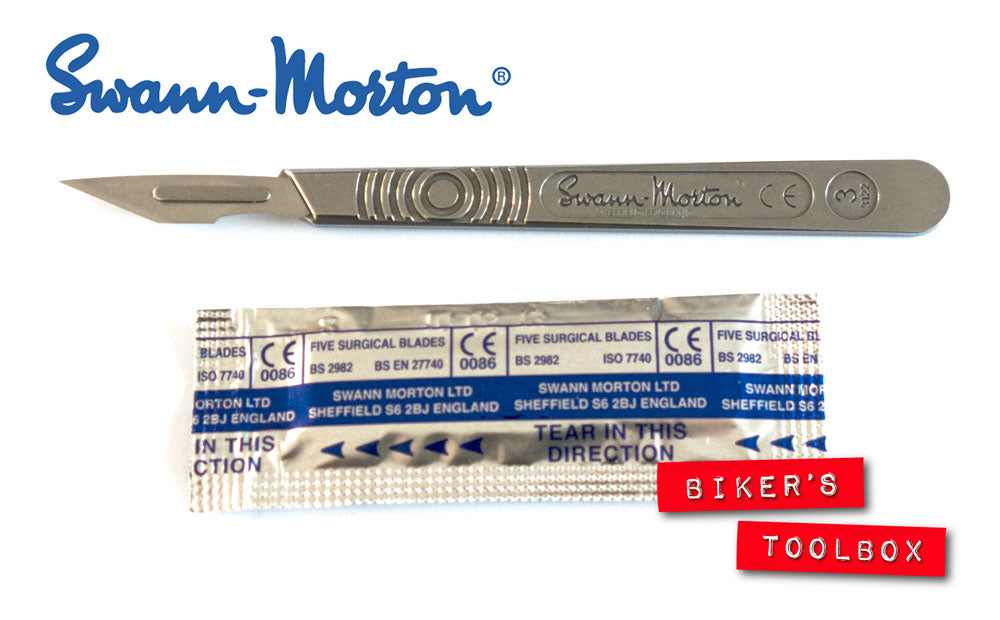 Precision Surgical Scalpel with 5 Replacement Blades - Ideal for Medical Procedures, First Aid Kits & Crafting Projects