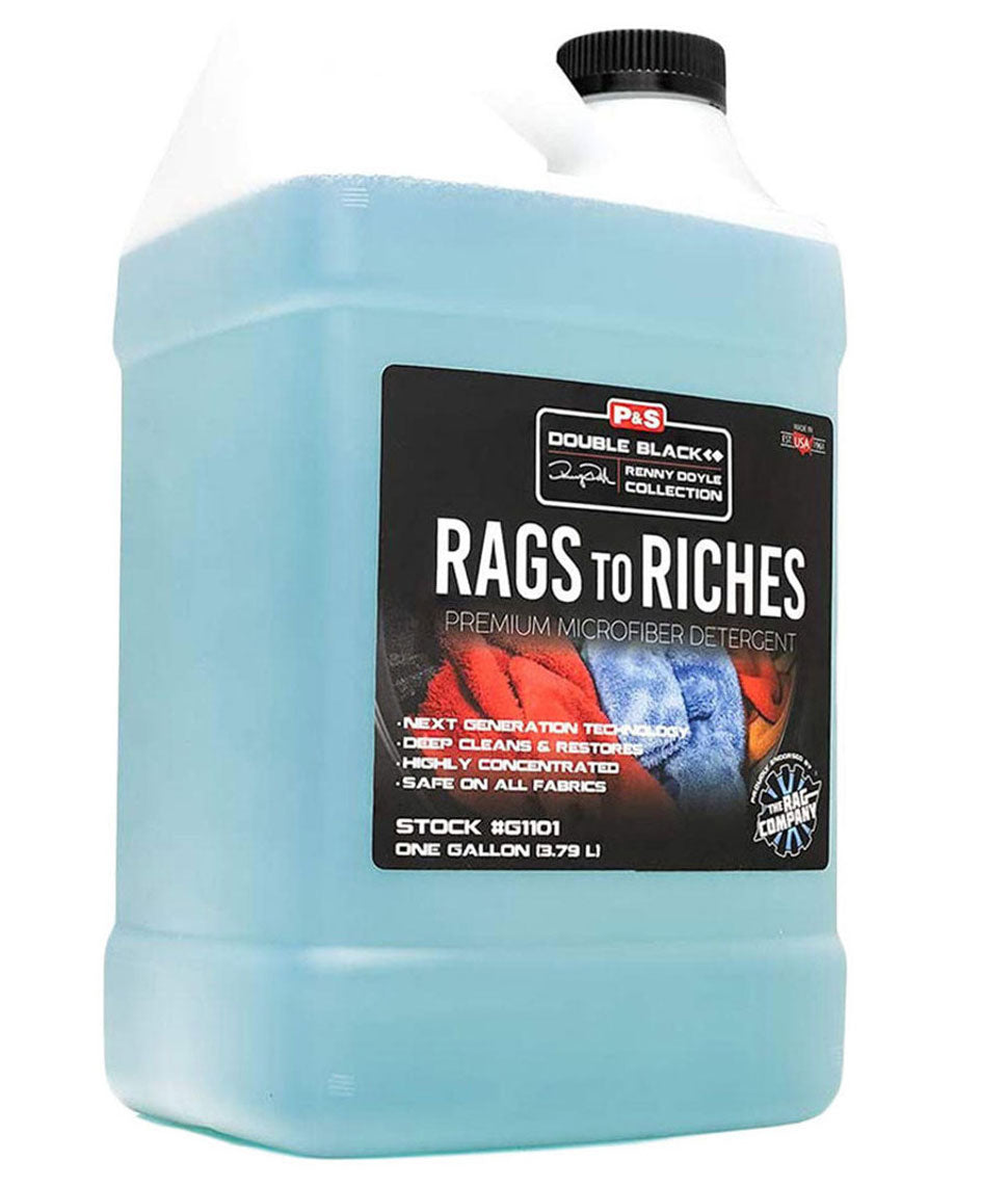 P&S Double Black Collection Rags to Riches Car Detergent - Premium Auto Wash Soap for Luxury & Classic Vehicles - Perfect for Car Detailing, Showroom Shine & Daily Washing