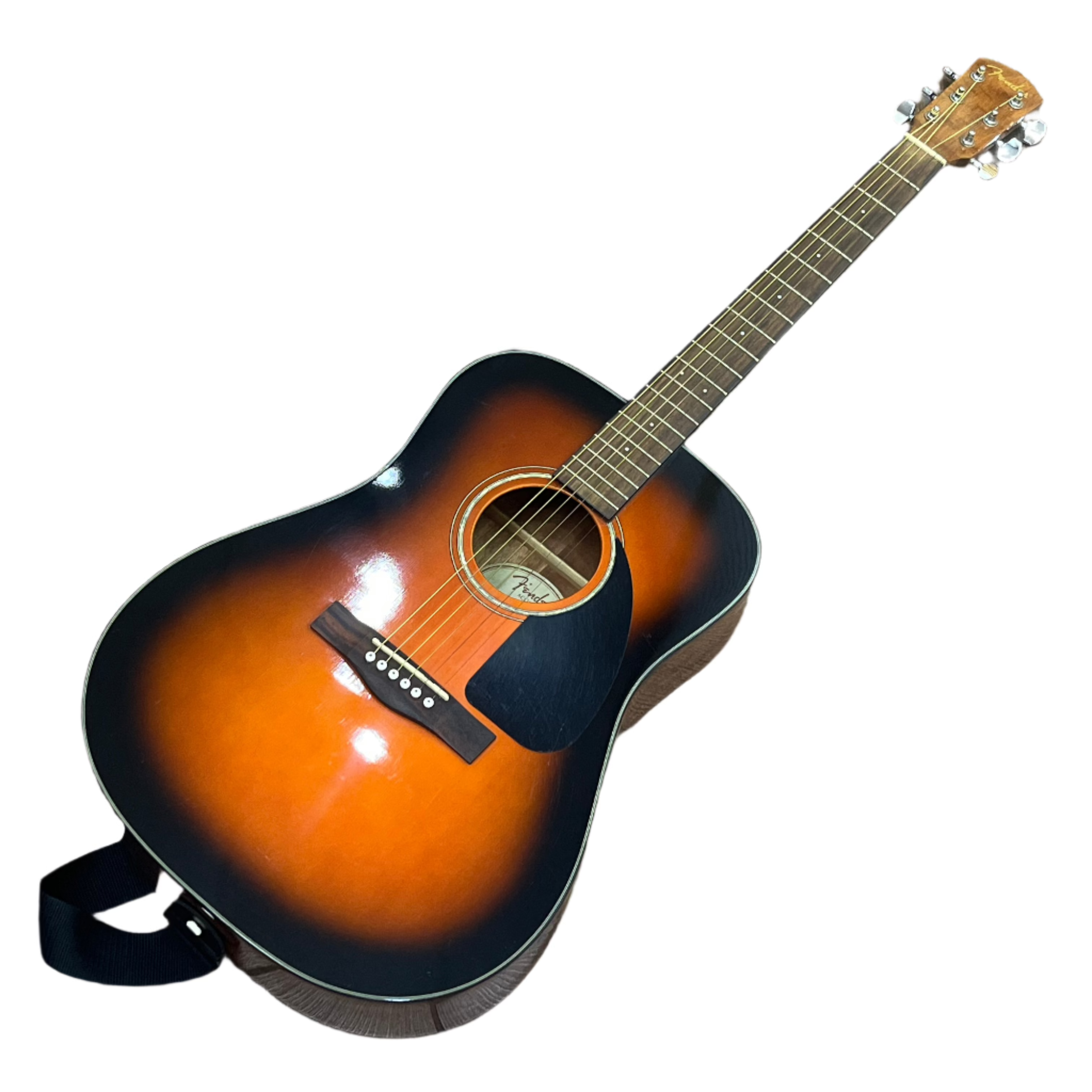 Fender CD 60 Acoustic Guitar - Sunburst Finish, No Case Included | Perfect for Beginners, Campfire Singalongs & Home Recording Studios
