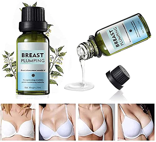 Natural Herbal Bust Enhancement Essential Oil - Breast Enlargement & Lifting Serum for Firmness & Anti-Sagging (2 Pack) | Perfect for Massage Therapy & Natural Breast Care Routine