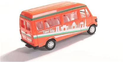 Plastic Ambulance Toy & Bus Travel Set for Kids - Multicolor Educational Play Vehicle for Pretend Play, Hospital & City Scenes