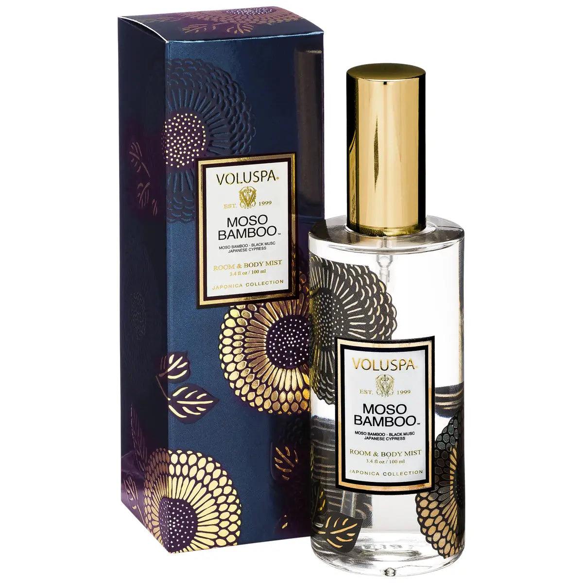 Natural Moso Bamboo Room & Body Spray - Refreshing Air Freshener for Home, Office, and Car - Eliminates Odors & Creates a Relaxing Atmosphere