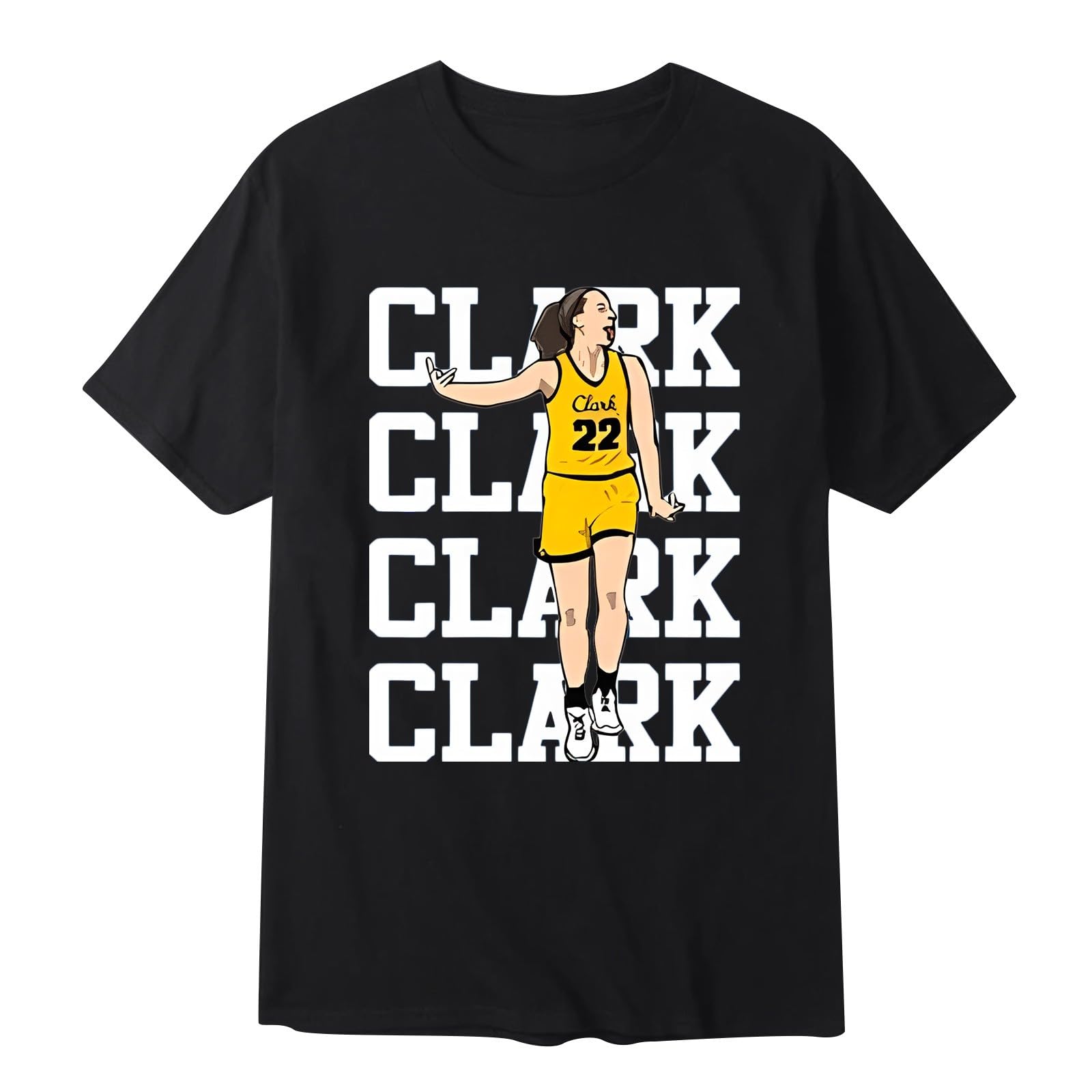 Clark Basketball Jersey - Short Sleeve Sport Shirt for Men & Women | Game Day & Fan Wear
