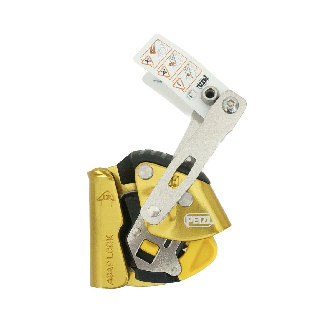 Petzl ASAP LOCK Rope Grab - Fall Protection Safety Device for Climbing, Work at Height & Rescue | OSHA Compliant Equipment for Professional Use