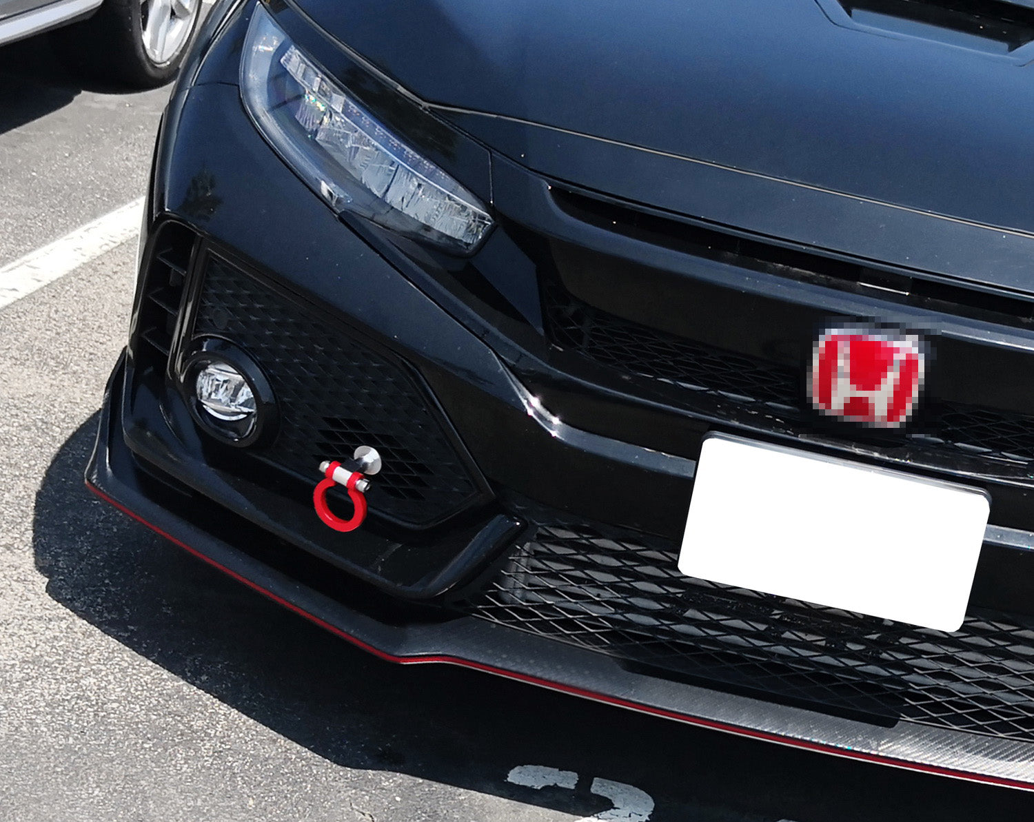 Universal Full Metal Red Track Racing Style Tow Hook Ring Kit - Durable & Stylish for Cars, Trucks & SUVs - Perfect for Racing, Off-Roading & Car Shows