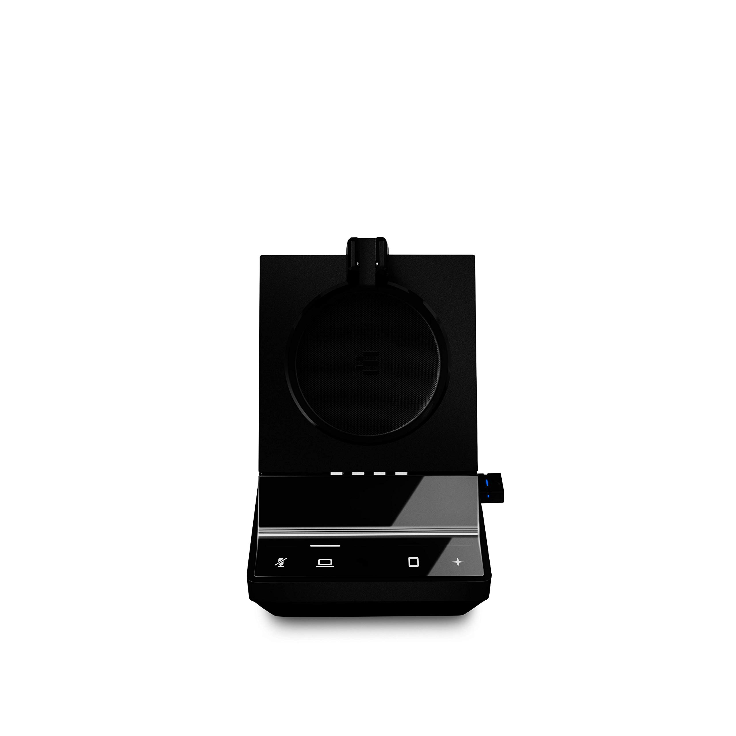 Sennheiser SDW 5034 Wireless DECT Headset - Monaural Single-Sided Design with Dual Microphone & Ultra Noise Cancelling for Softphone, PC, and Mobile Phone (Black) | Perfect for Call Centers, Remote Work, and Office Communications