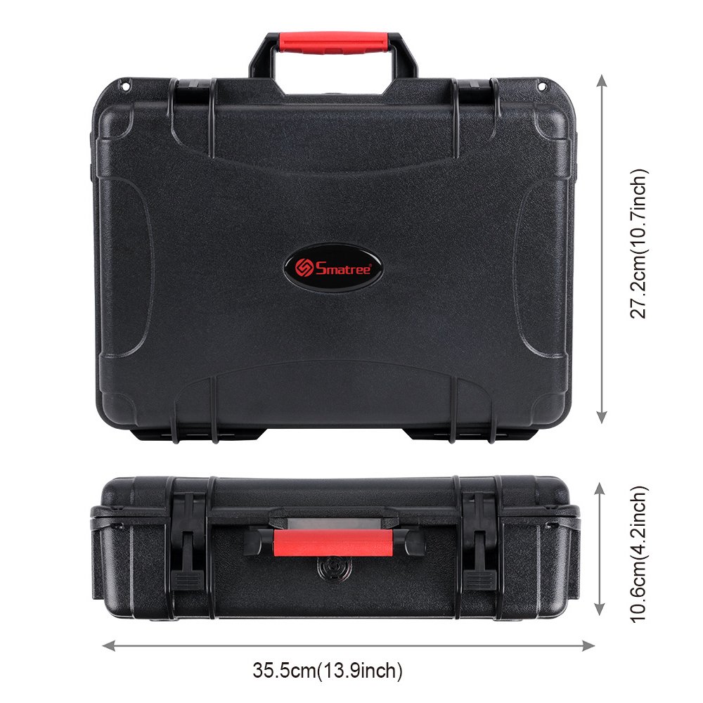 Smatree 10.2L Waterproof Hard Carrying Case for DJI Mavic Air & Fly More Combo - Durable Travel Storage for Mavic Air Drone & Accessories - Perfect for Outdoor Adventures, Air Travel & Drone Protection