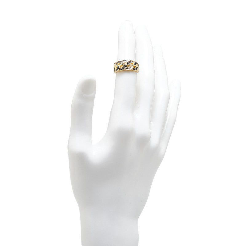18K Yellow Gold Sapphire and Diamond Ring for Women - Elegant Engagement, Wedding, Anniversary Gift - Perfect for Special Occasions & Everyday Luxury