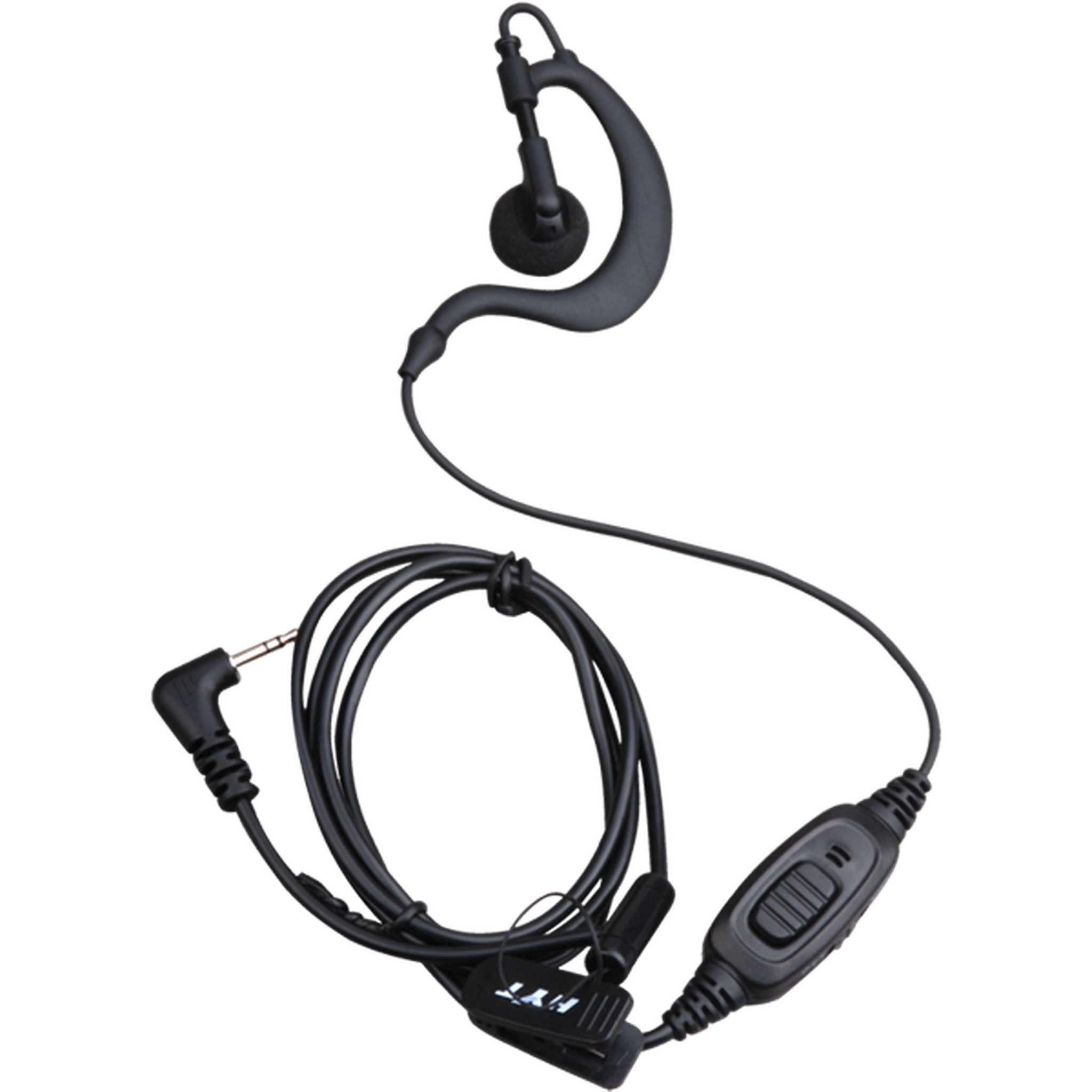 Hytera EHS12 A C Style Earpiece for TC 320 - Replacement for EHS09 A & EHS13 A - Secure & Comfortable Headset for Two-Way Radios in Security, Construction & Event Management
