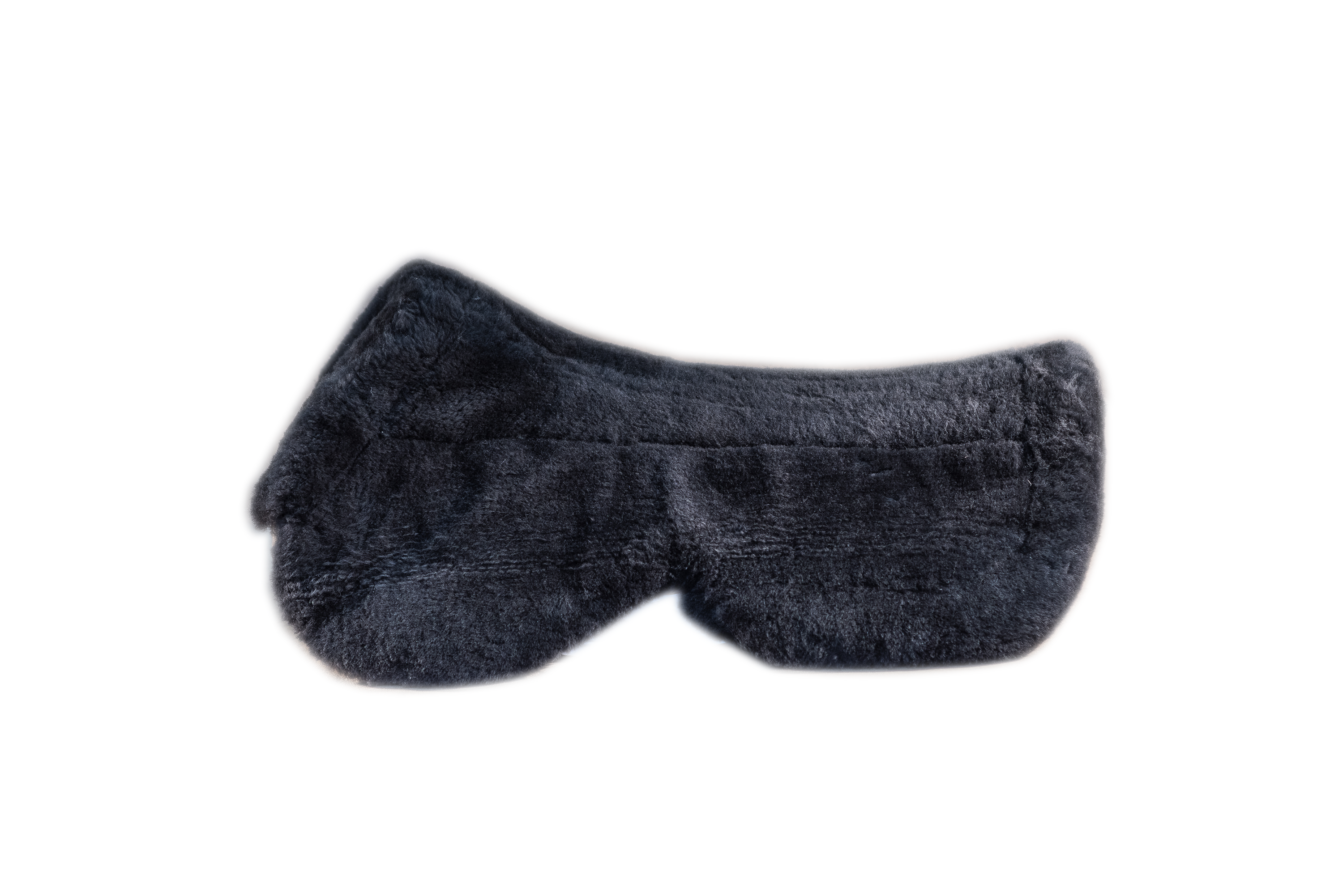 FXK Technology Sheepskin Halfpad with Rolled Edge - All Purpose Saddle Pad for English & Western Riding - Perfect for Training, Shows & Trail Riding