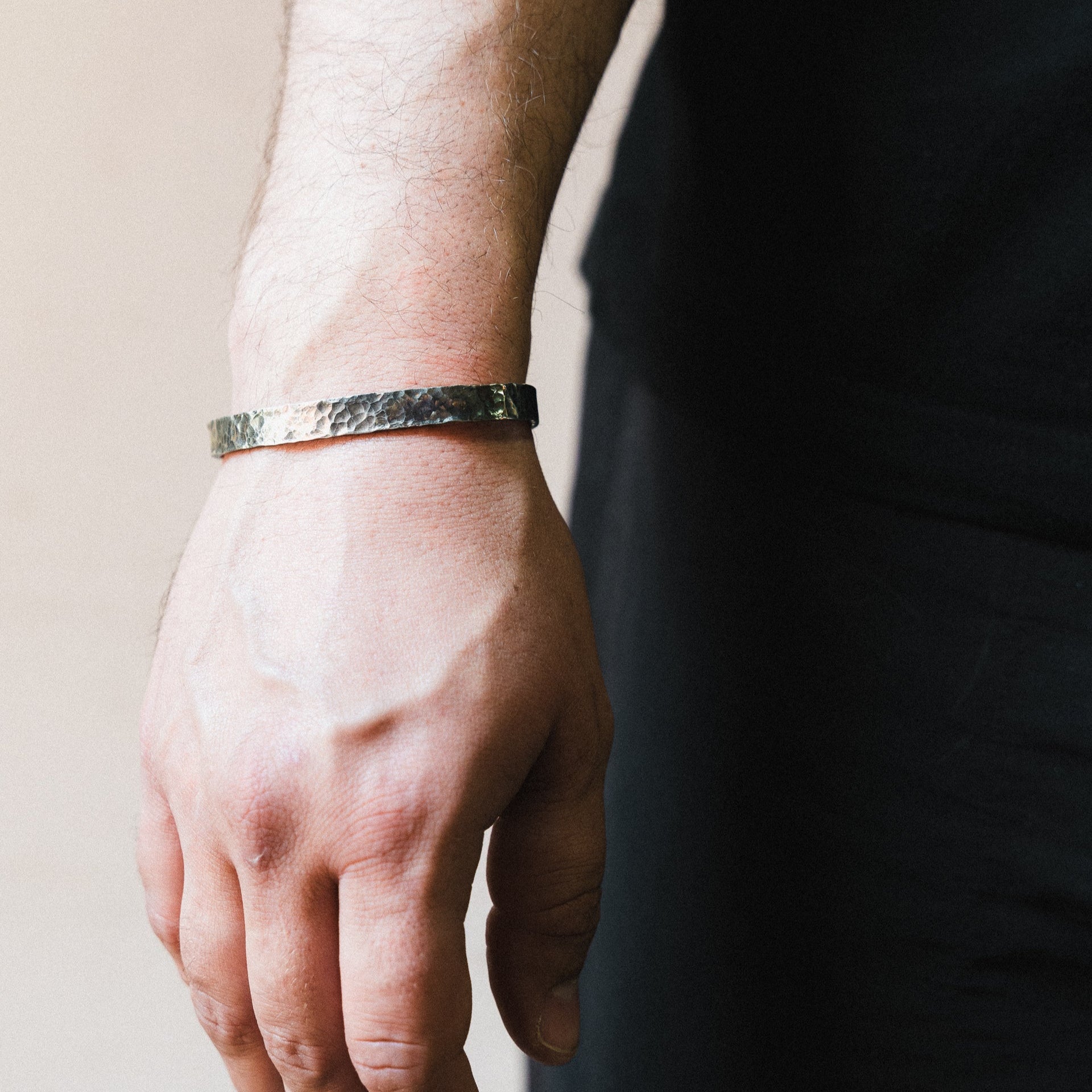 Populess x Mckenna Kay Roy Boy Cuff Sterling Silver Bracelet - Elegant Stackable Bangle for Women, Perfect for Everyday Wear & Special Occasions