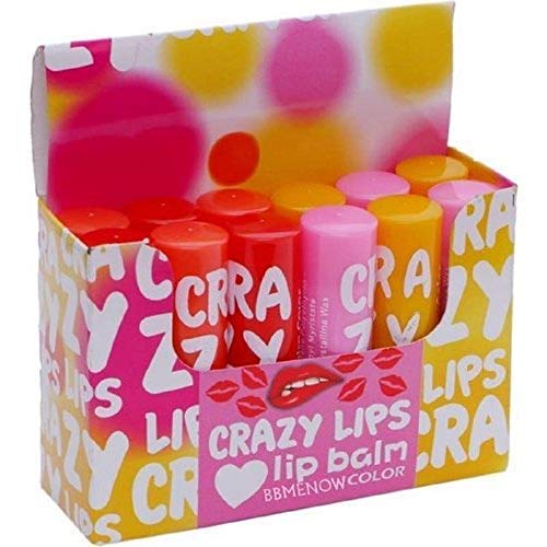 Zhunmun 12-Pack All Flavor Lip Balm for Dry & Chapped Lips - Moisturizing & Nourishing Lip Care, Multicolor (Perfect for School, Travel & Daily Use)